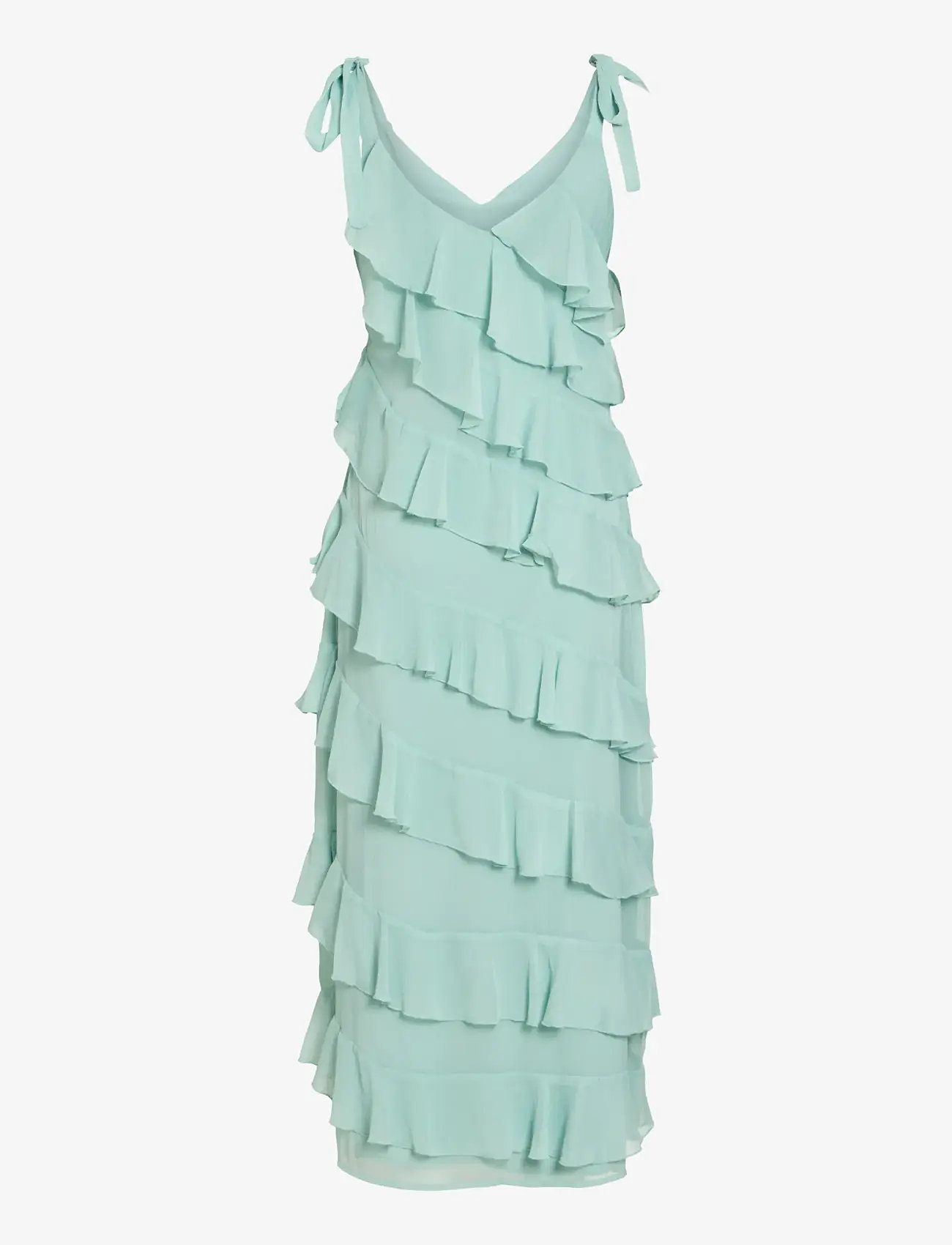 Vila - VILUNA WIDE STRAP ANKLE DRESS/DC/KA - sommerkjoler - blue surf - 2