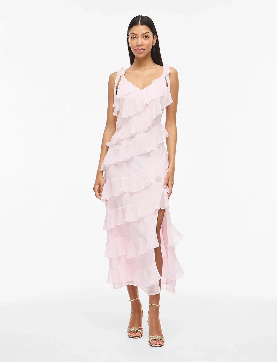 Vila - VILUNA WIDE STRAP ANKLE DRESS/DC/KA - sommerkleider - cherry blossom - 0
