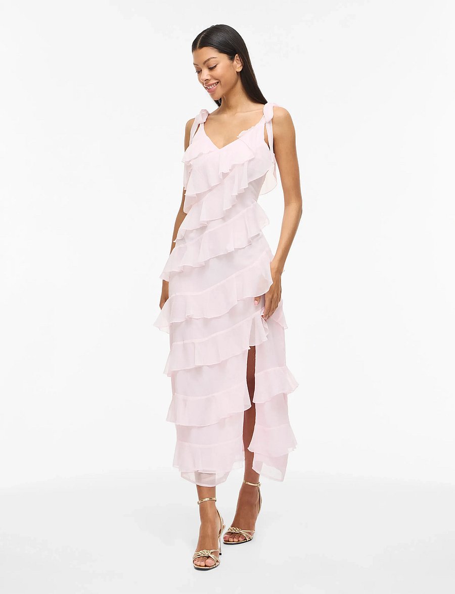 Vila - VILUNA WIDE STRAP ANKLE DRESS/DC/KA - sommerkleider - cherry blossom - 4