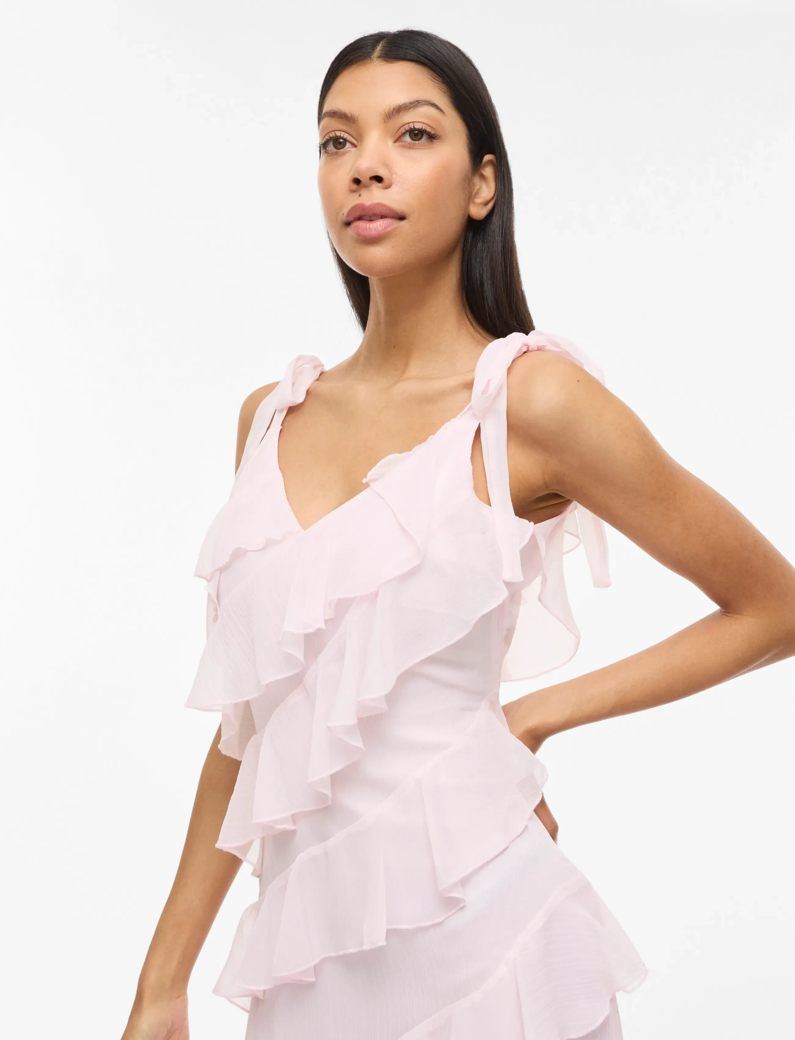 Vila - VILUNA WIDE STRAP ANKLE DRESS/DC/KA - sommerkleider - cherry blossom - 5