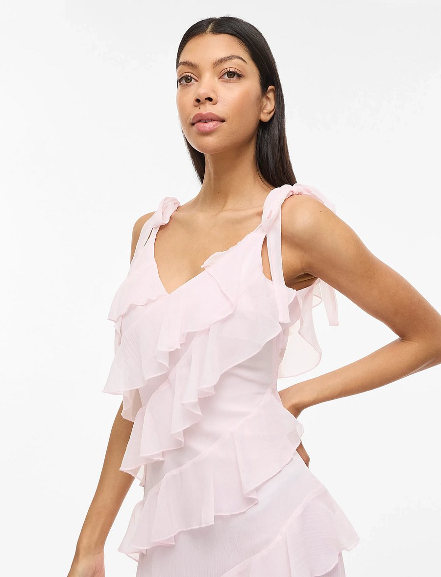 Vila - VILUNA WIDE STRAP ANKLE DRESS/DC/KA - sommerkleider - cherry blossom - 5