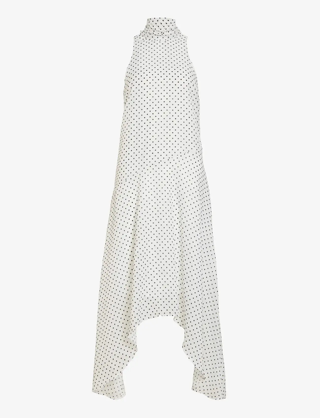 Vila - VILO S/L HIGHNECK MIDI DRESS/DC/KA - konfirmation - cloud dancer - 1