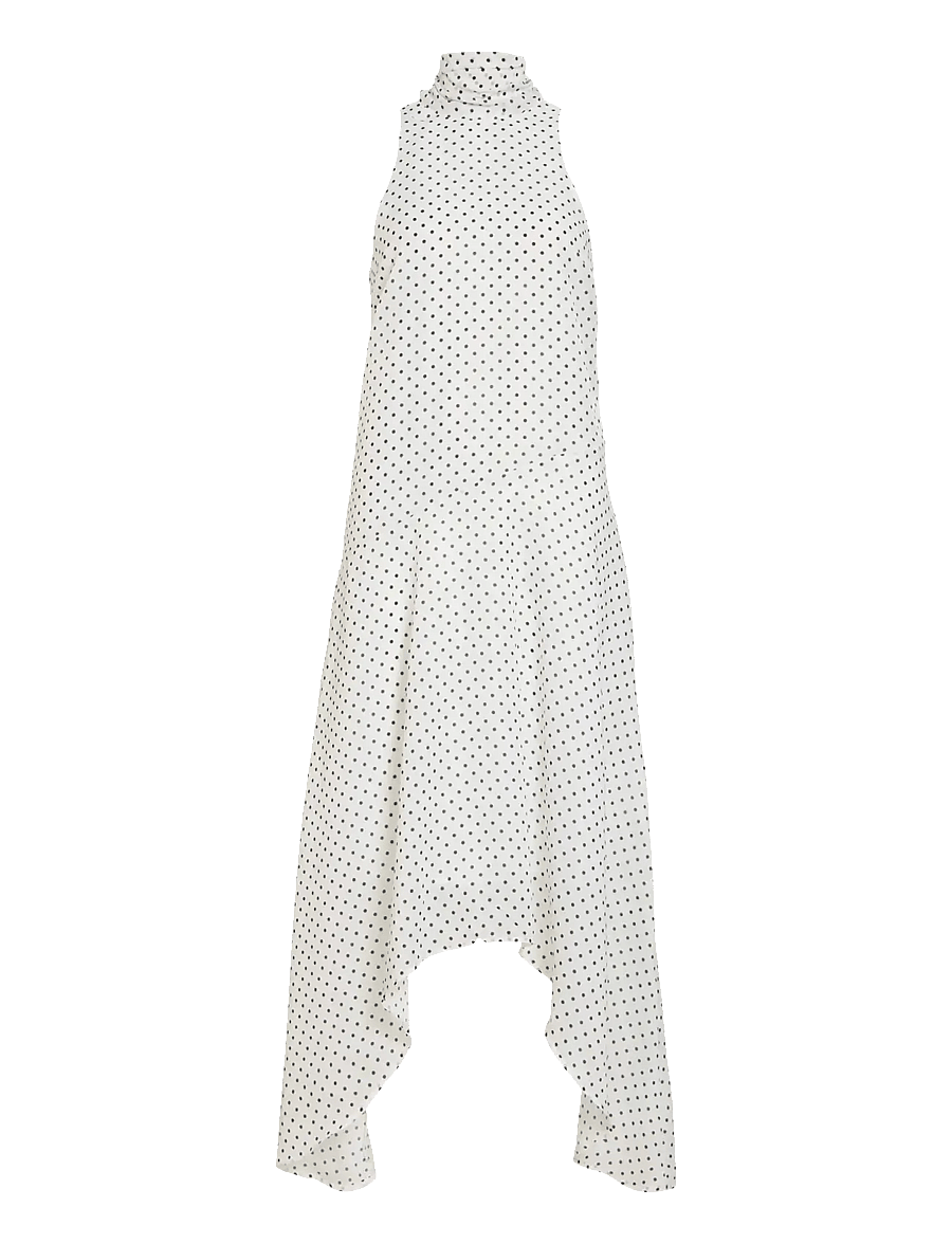 Vila - VILO S/L HIGHNECK MIDI DRESS/DC/KA - confirmation - cloud dancer - 1