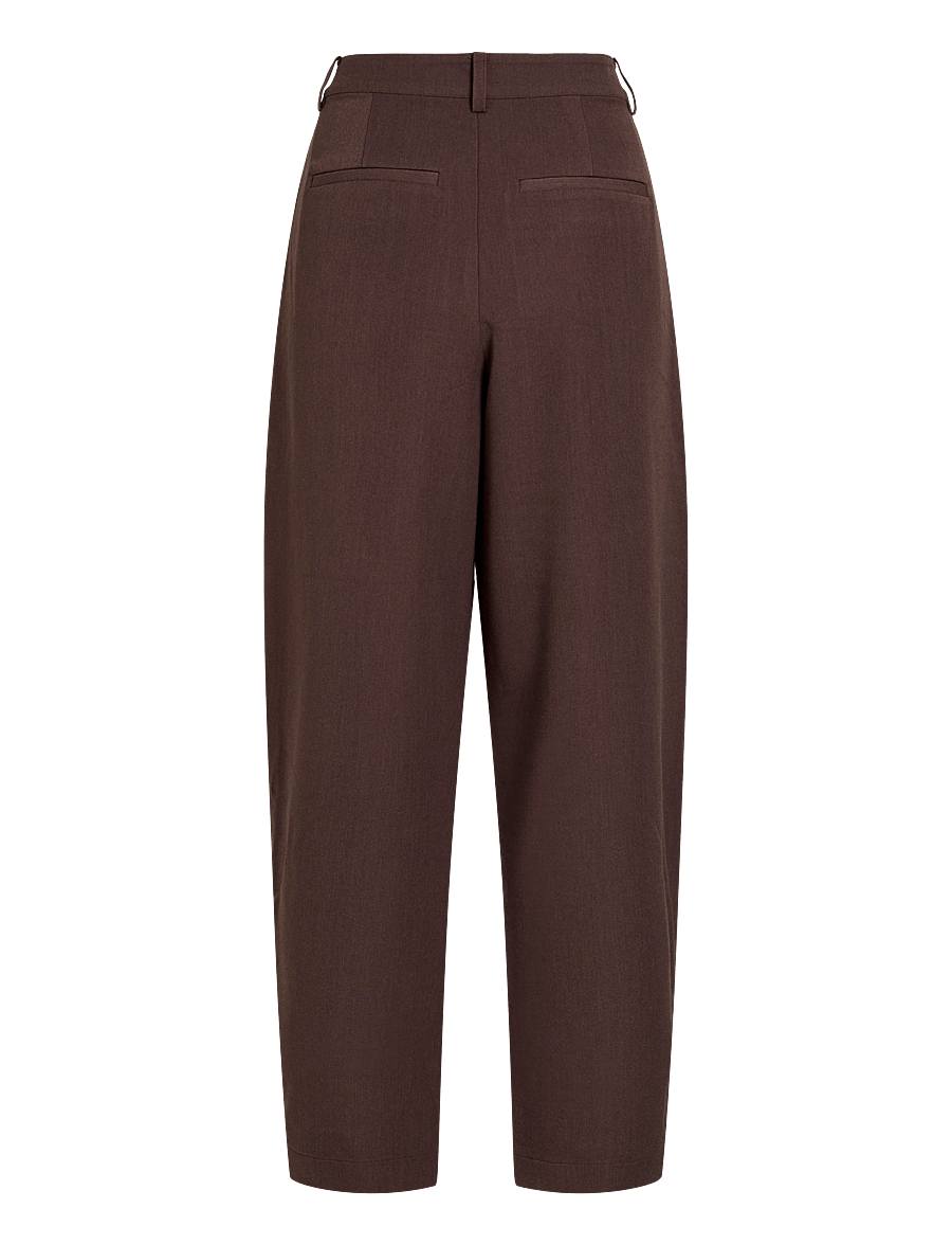 Vila - VILEORA HW BARREL ANKLE PANTS - barrel-püksid - coffee bean - 2
