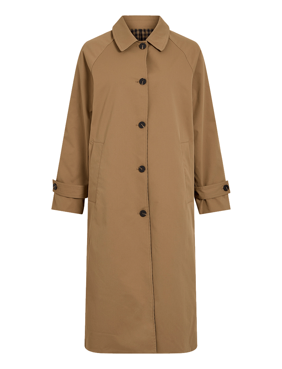Vila - VITENELA REV L/S TRENCHCOAT/SPI - trenchcoats - ermine - 0