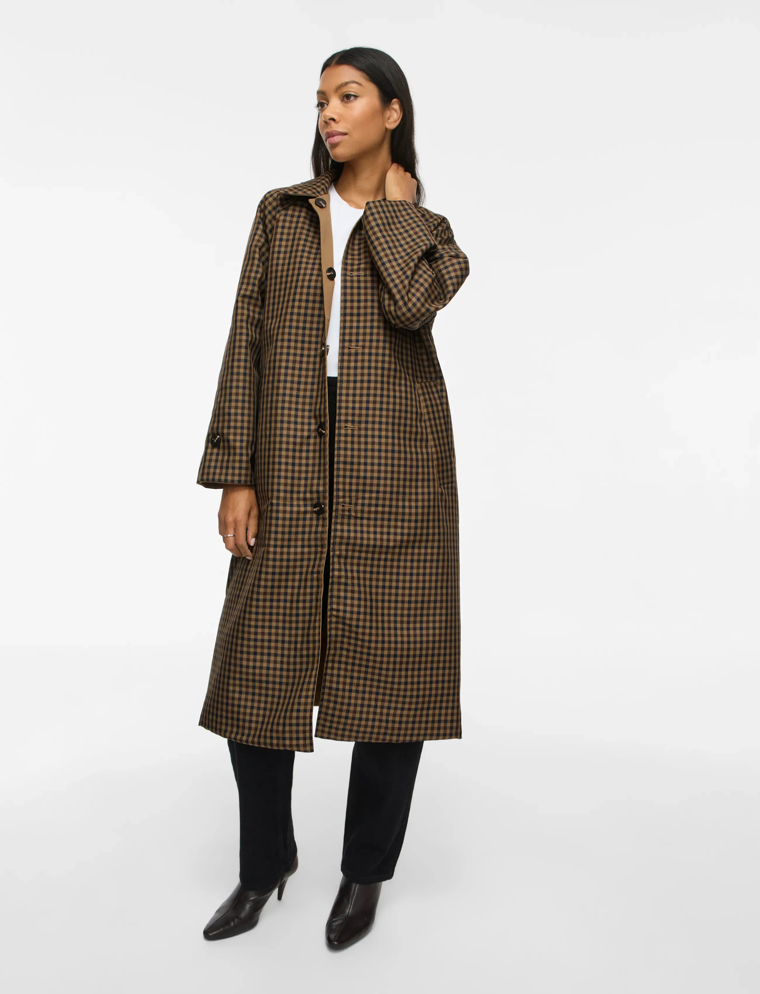VILA Vitenela Rev L/S Trenchcoat/Spi kappor & rockar dam – bild 5