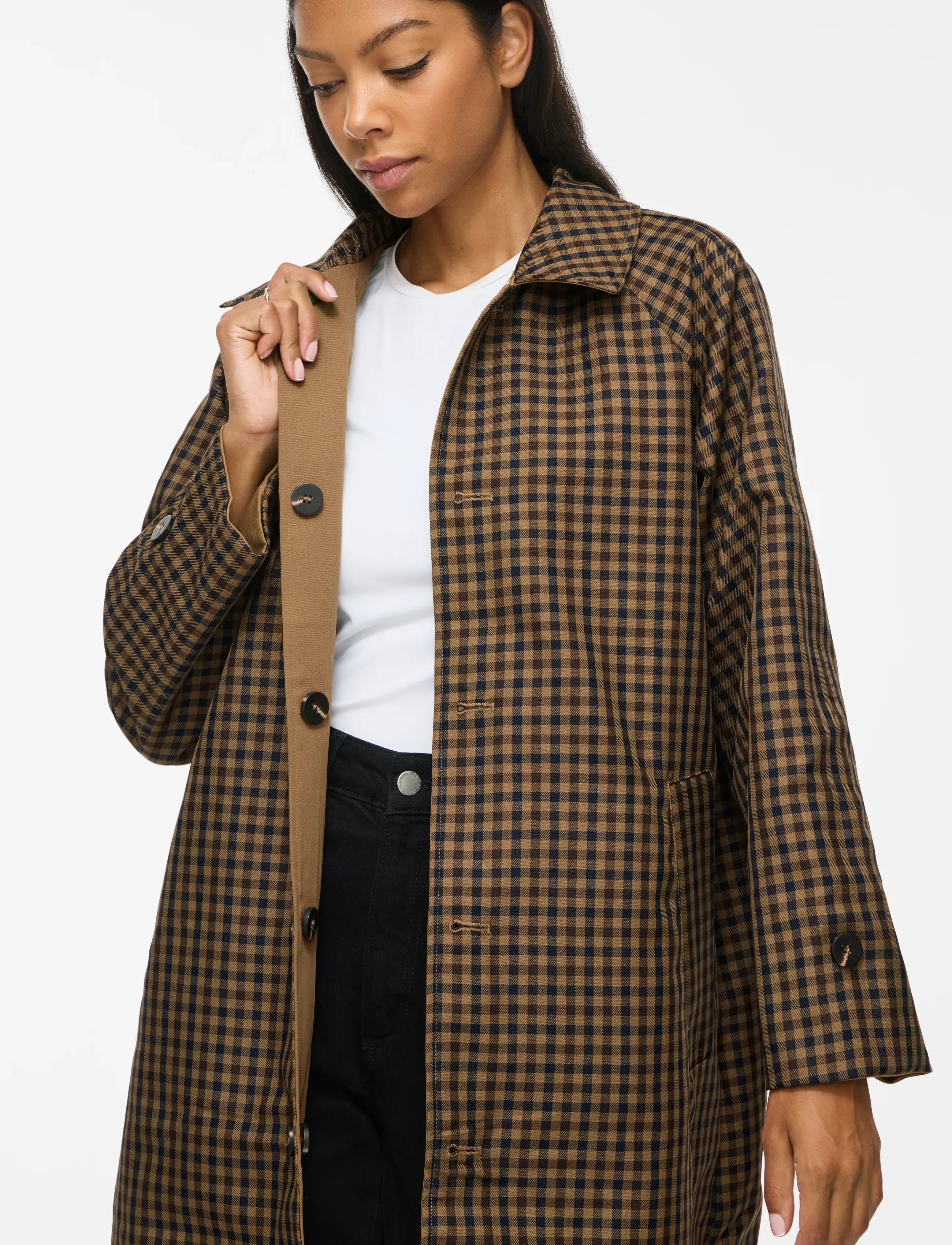 VILA Vitenela Rev L/S Trenchcoat/Spi kappor & rockar dam – bild 6