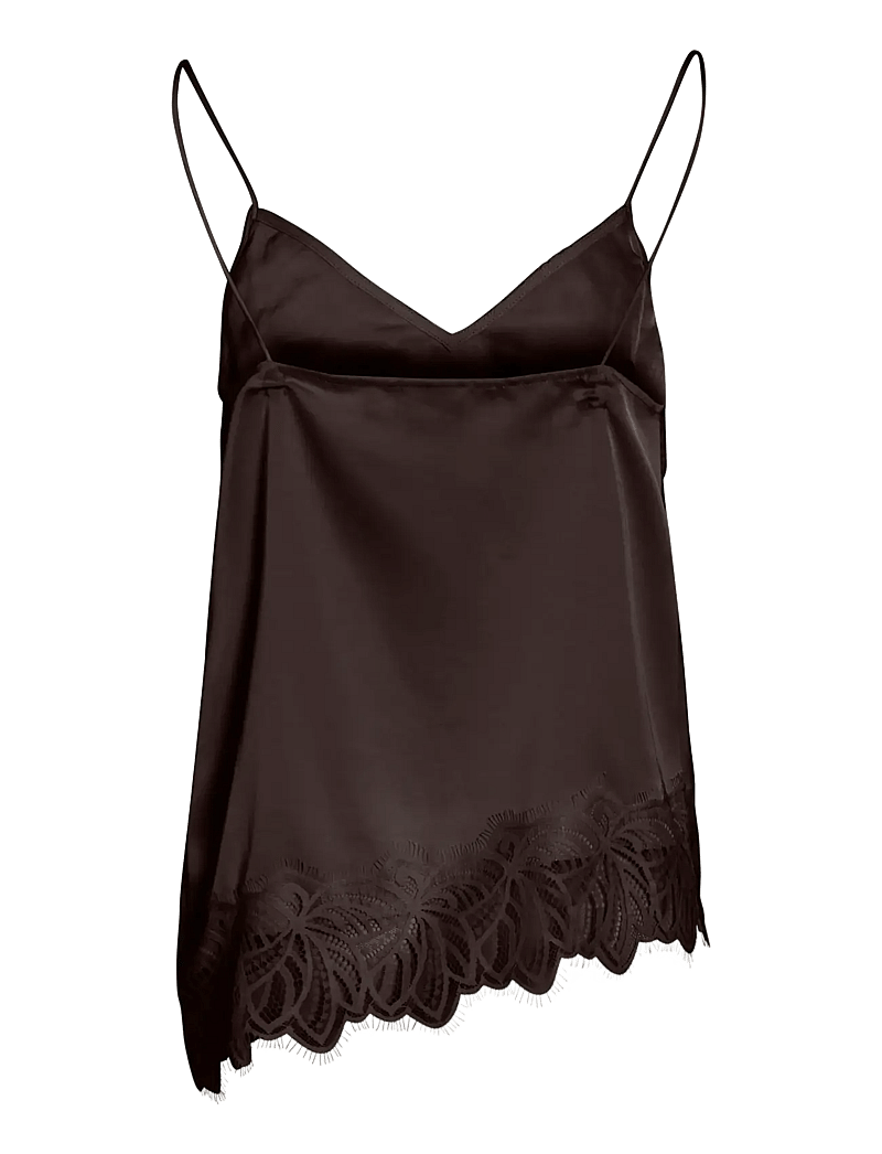 Vila - VILEA STRAP TOP - Ärmellose tops - coffee bean - 1