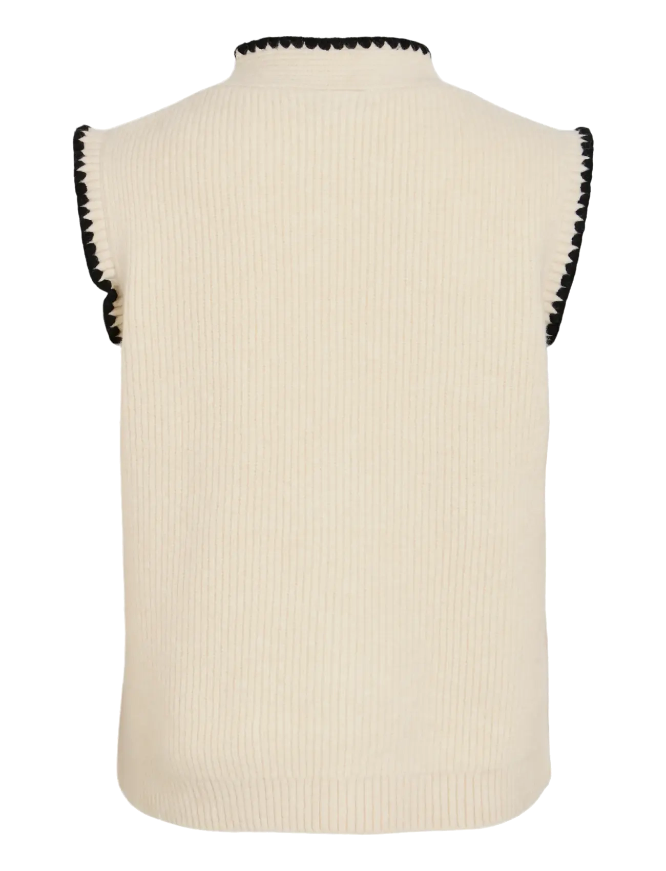 Vila - VICELESTE S/L TIE KNIT TOP/RF - birch - 1