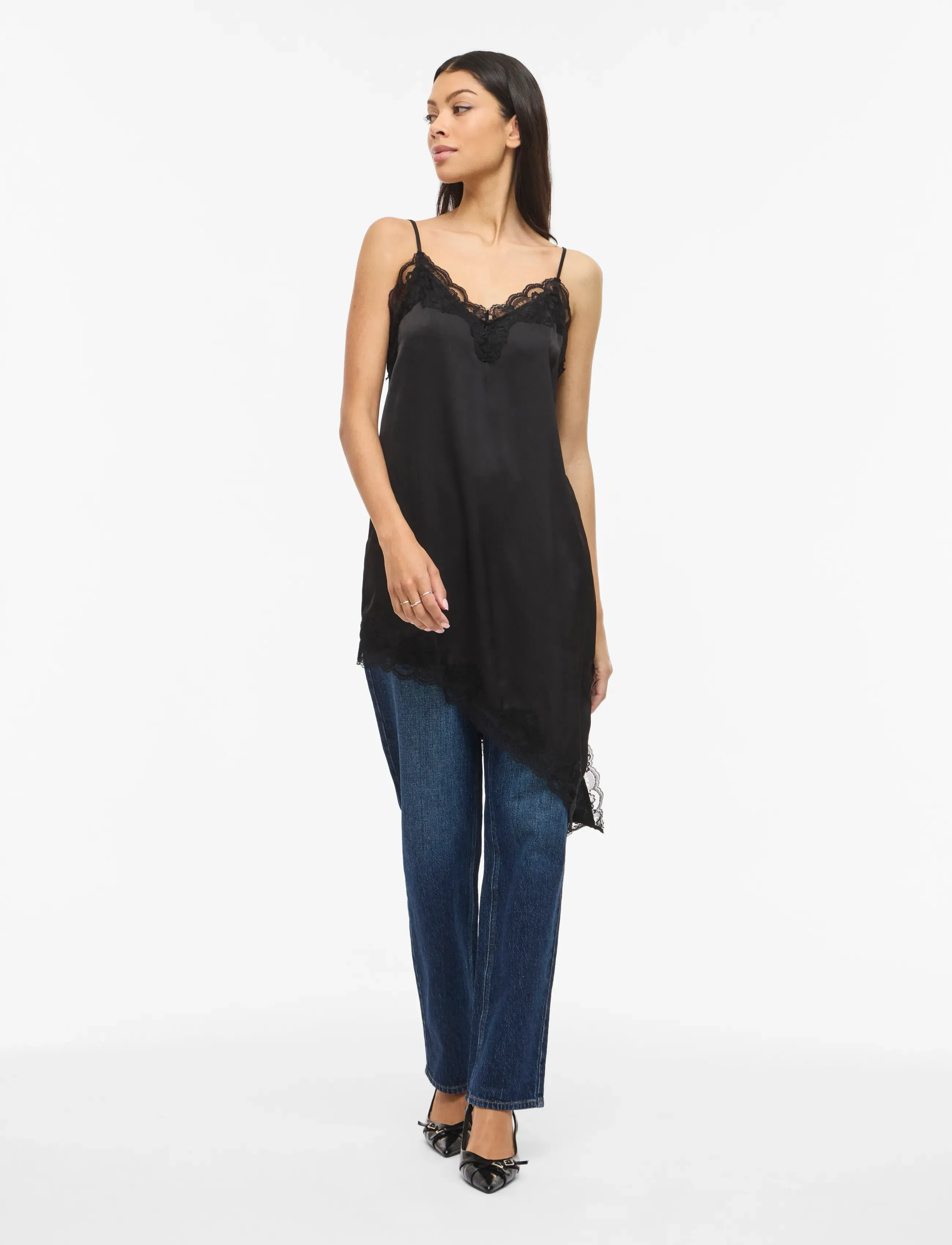 Vila - VILACEY STRAP DRESS - black - 4