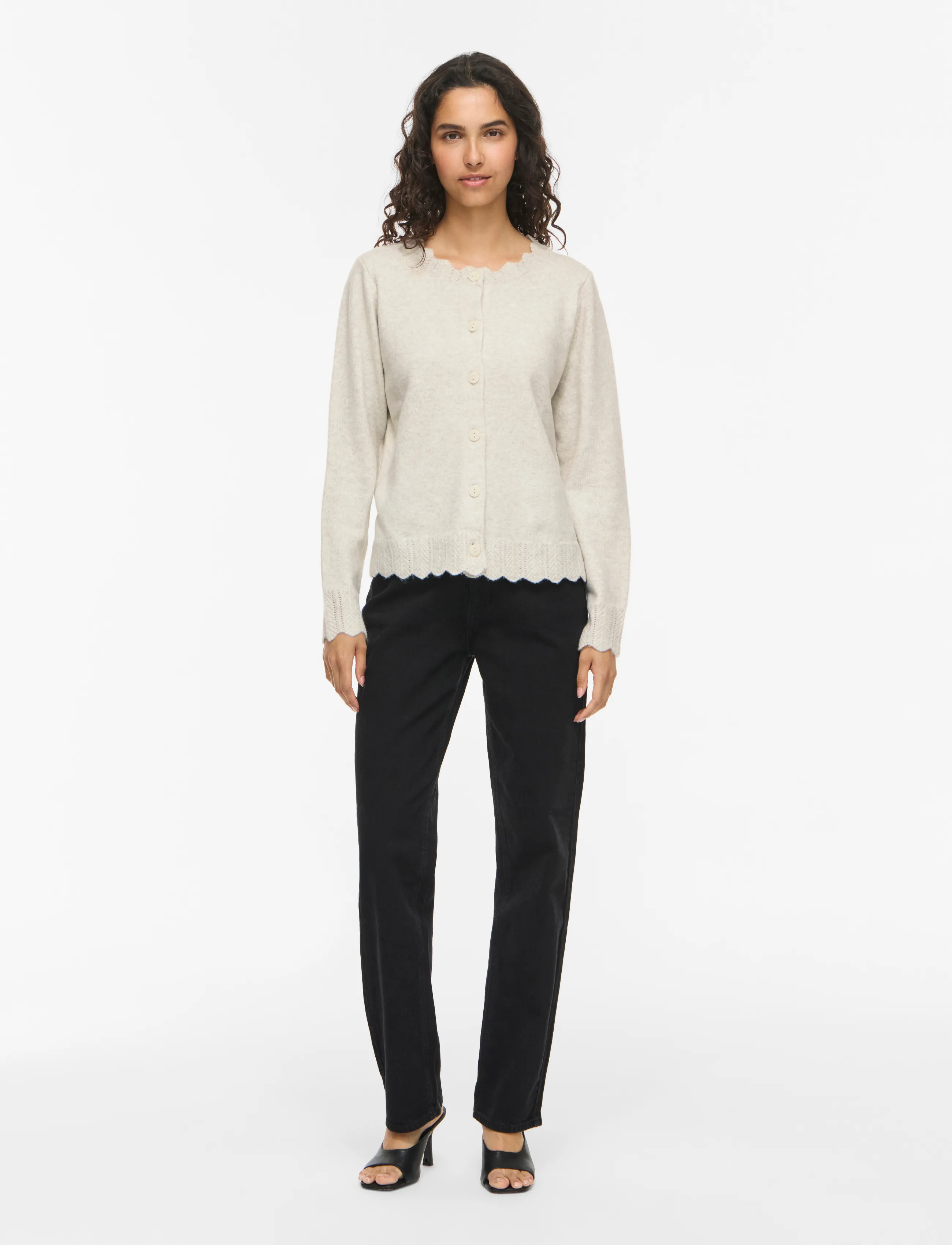 Vinikolina L/S O-Neck Knit Cardigan-Noos 3