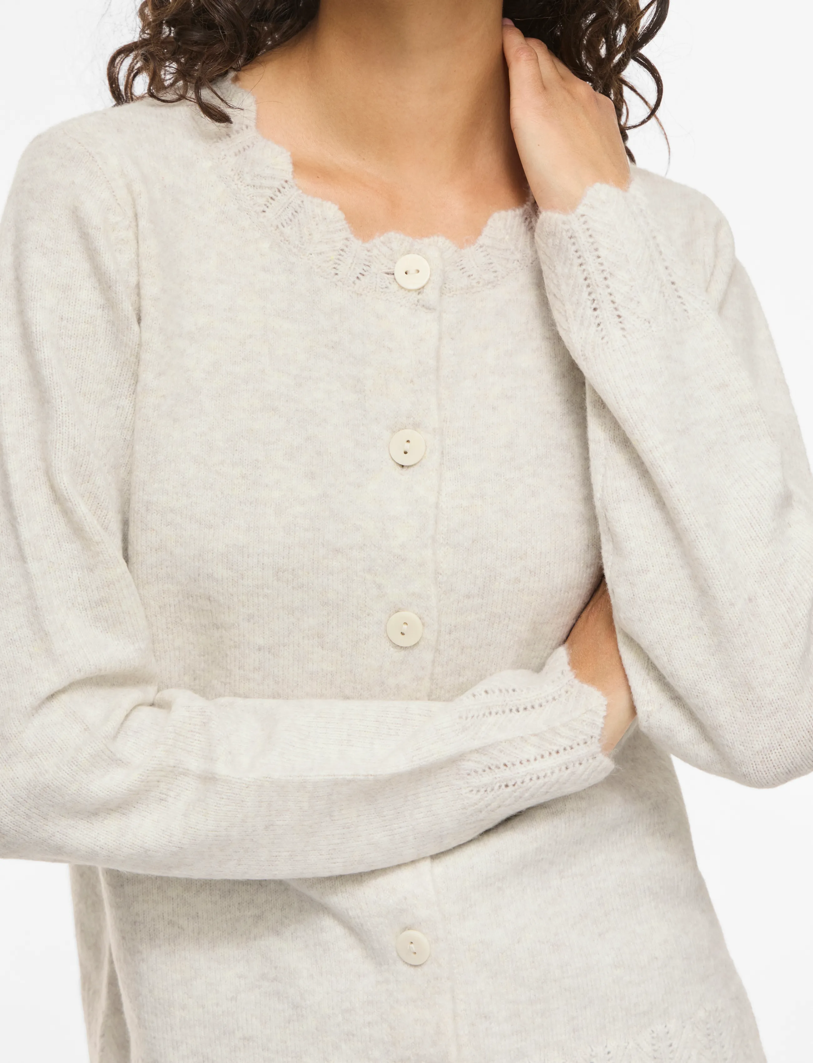 Vinikolina L/S O-Neck Knit Cardigan-Noos 4