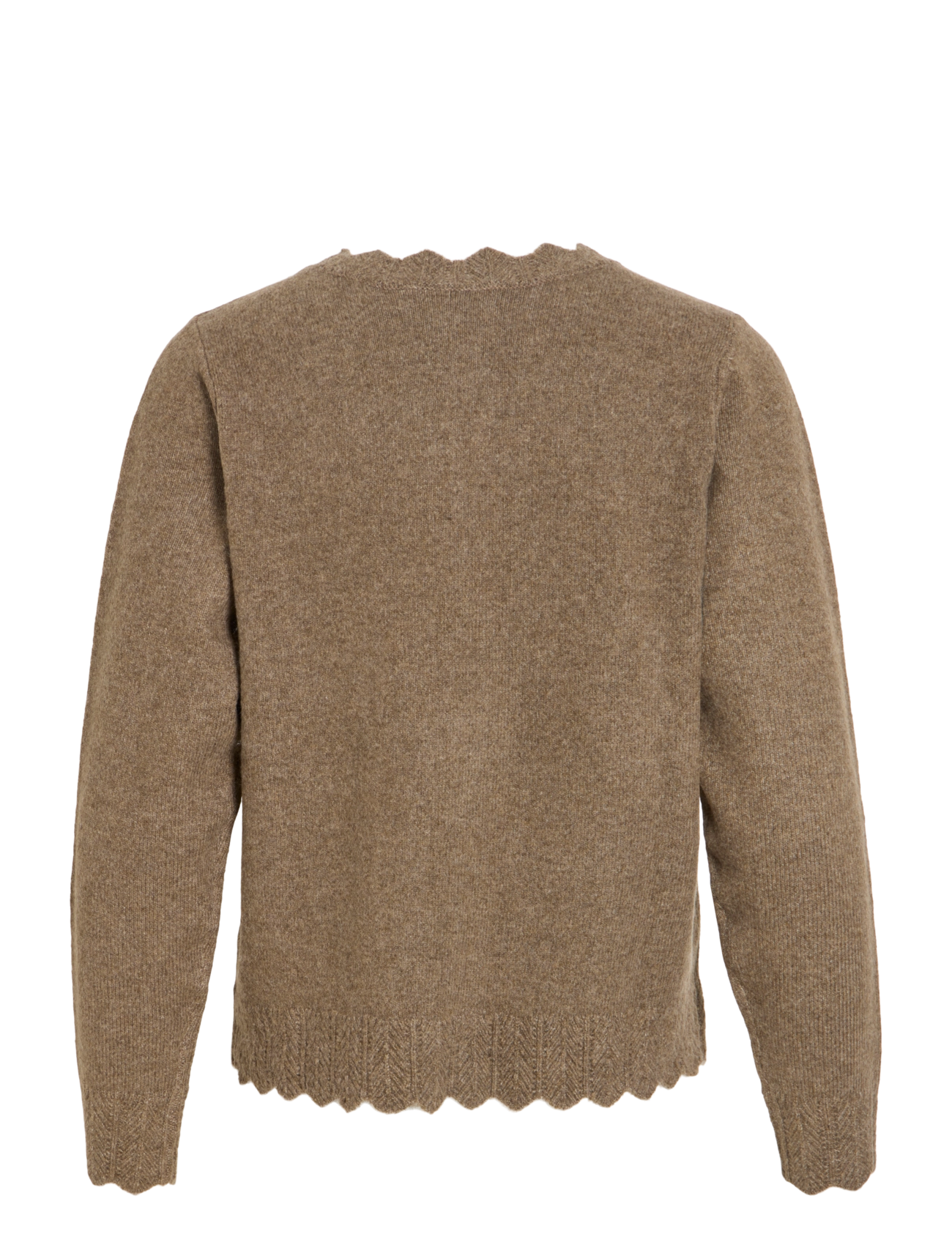 Vila - VINIKOLINA L/S O-NECK KNIT CARDIGAN-NOOS - strickjacken - falcon - 2