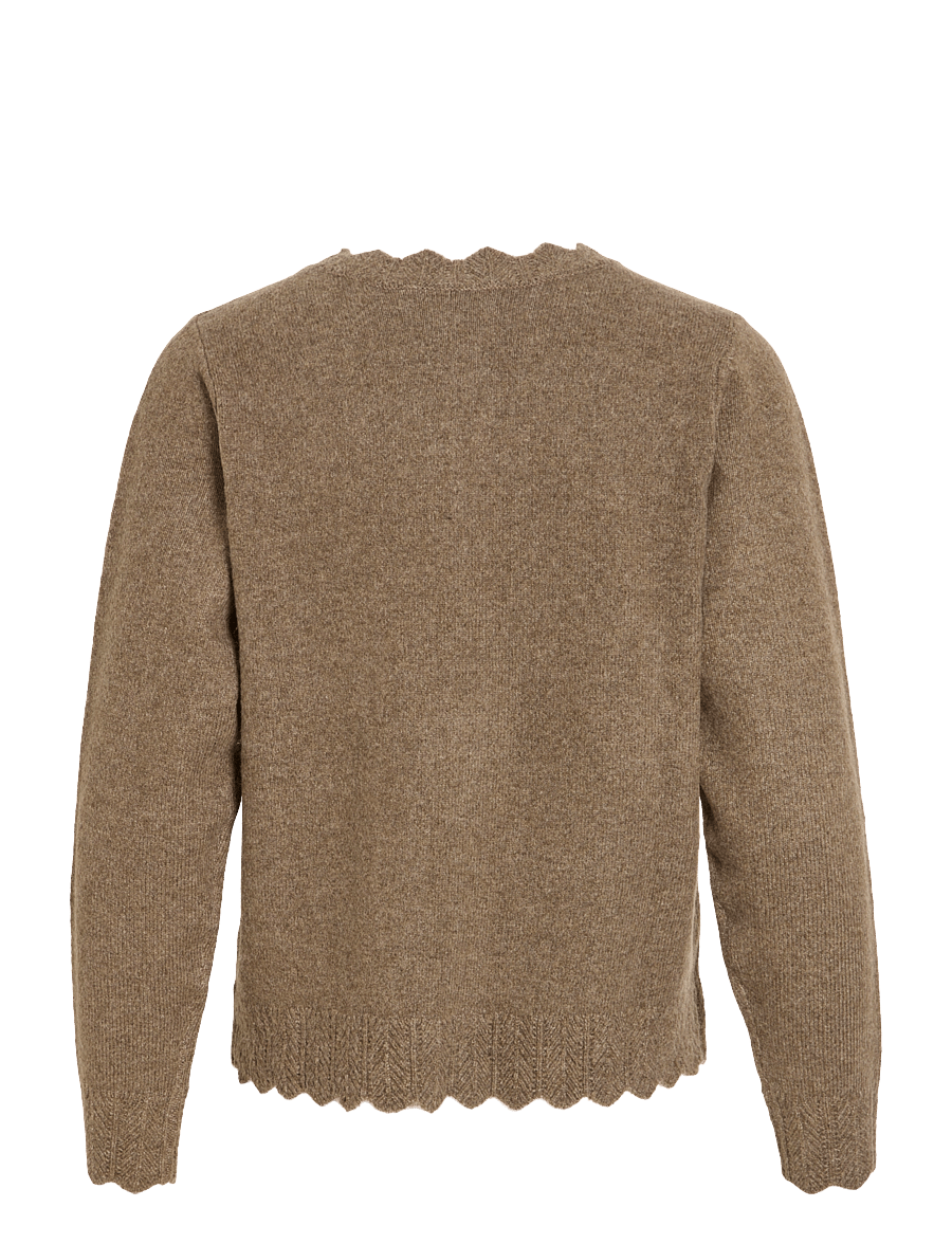 Vila - VINIKOLINA L/S O-NECK KNIT CARDIGAN-NOOS - strickjacken - falcon - 2