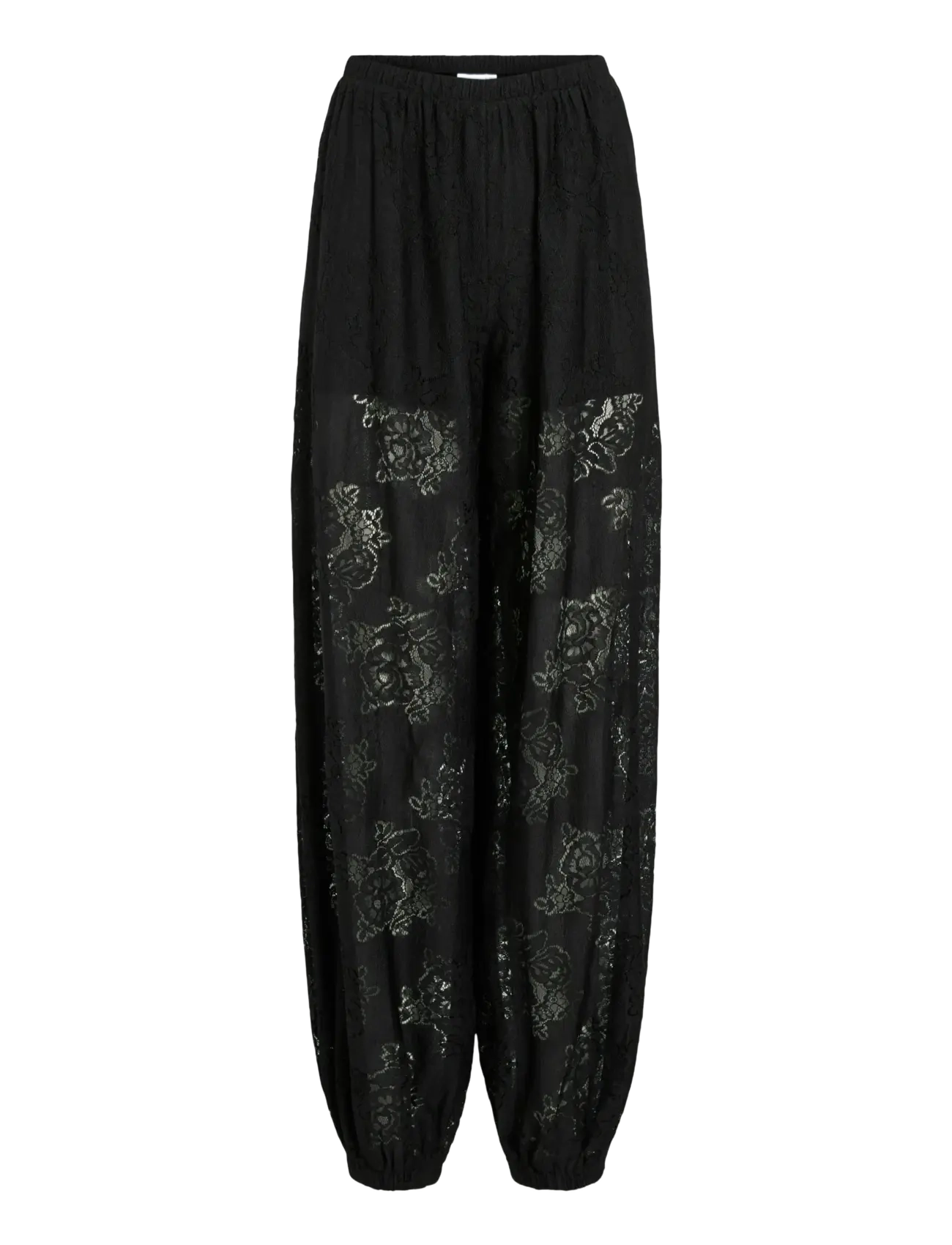 Vila VILALA LACE BALLOON PANTS - Kläder - BLACK / black