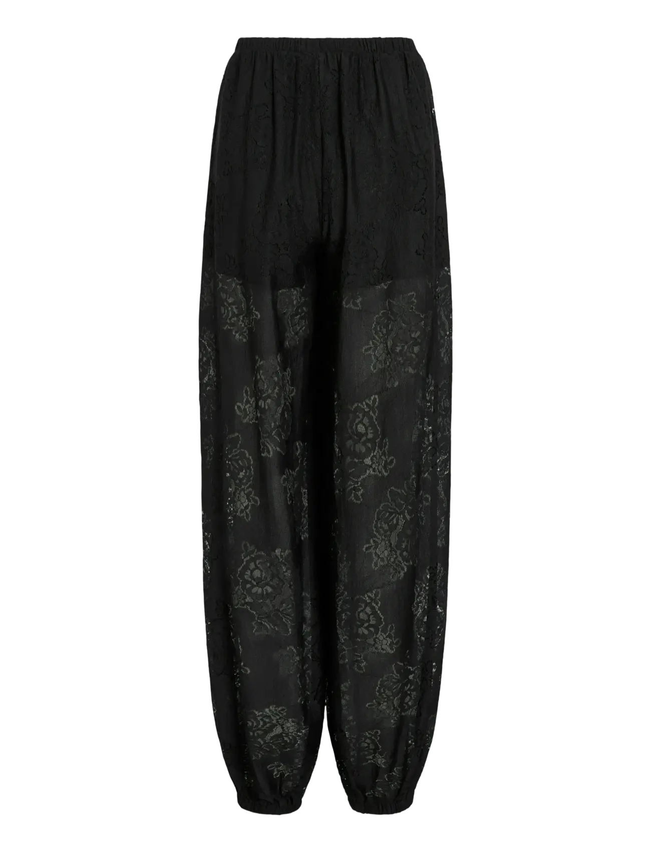 Vila - VILALA LACE BALLOON PANTS - black - 2