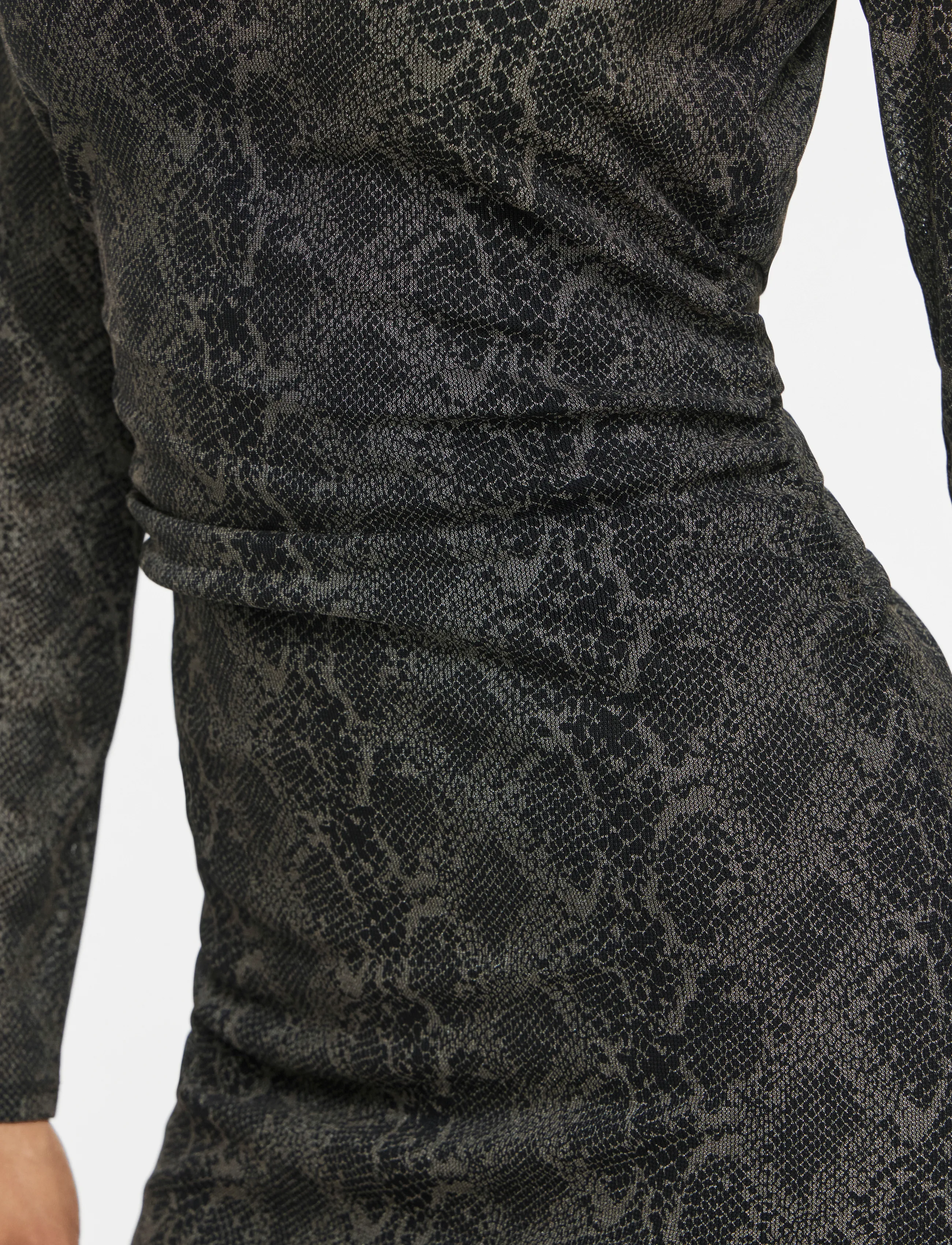 Vila - VICARINI O-NECK L/S MIDI DRESS/BFS - midi kjoler - black beauty - 5