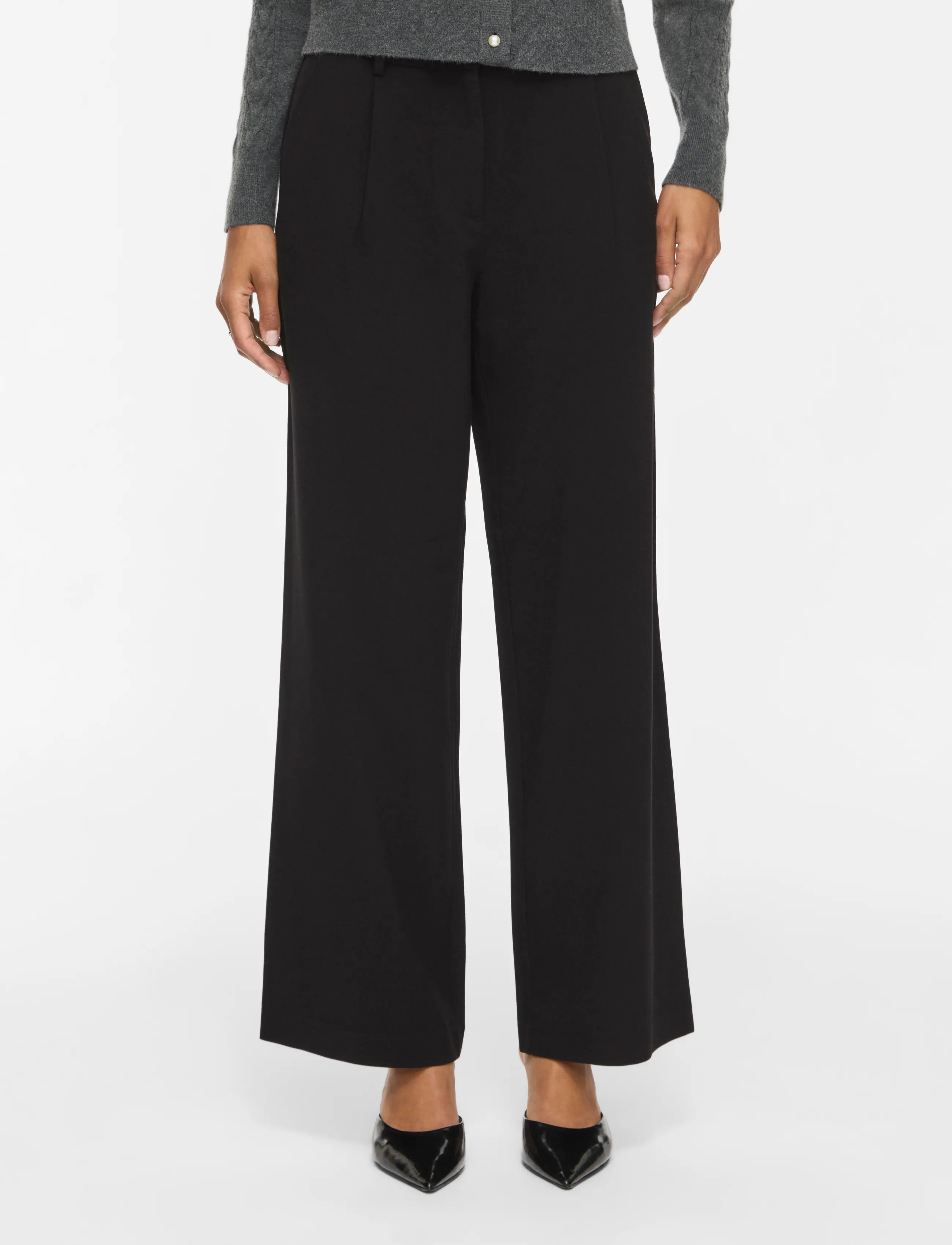 Vikari Rw Wide Wvn Pant Noos