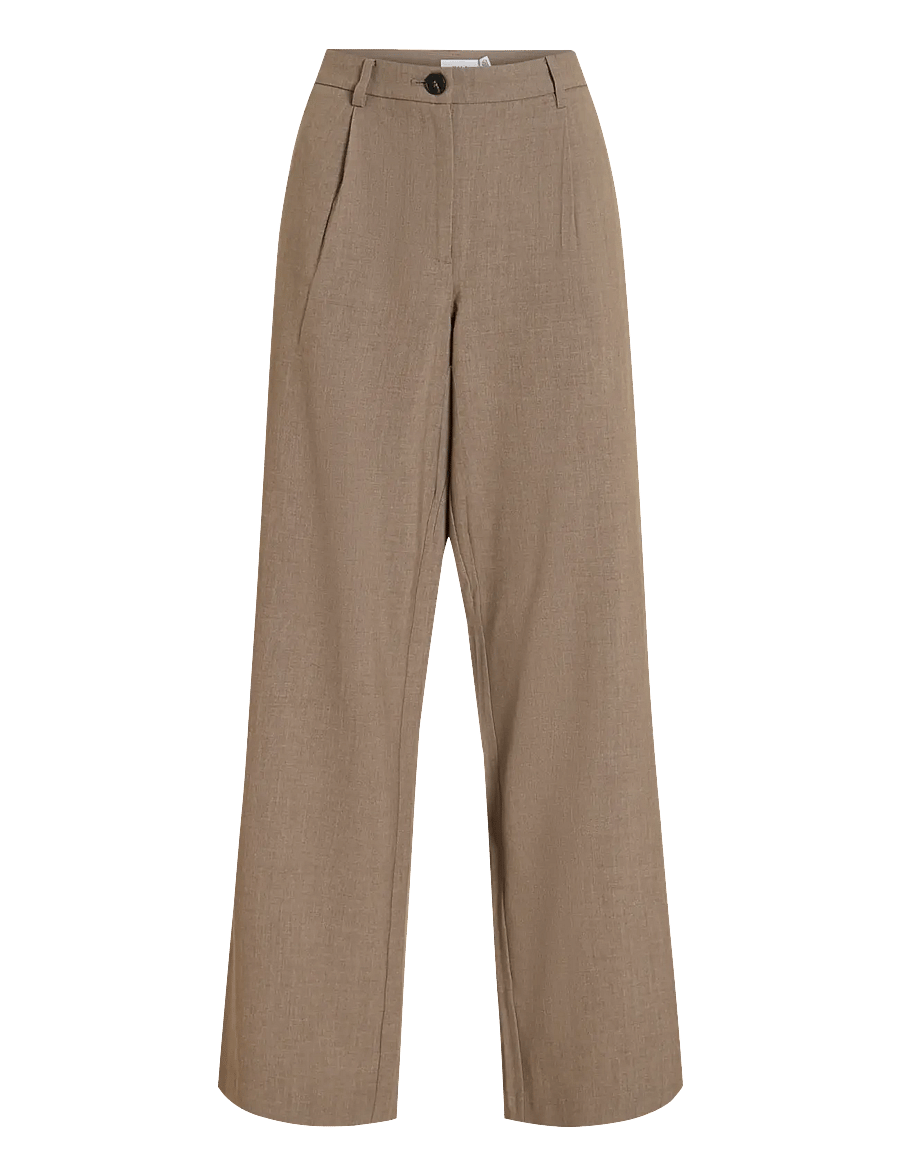 Vila - VIKARI RW WIDE WVN PANT - NOOS - hosen mit weitem bein - falcon - 1