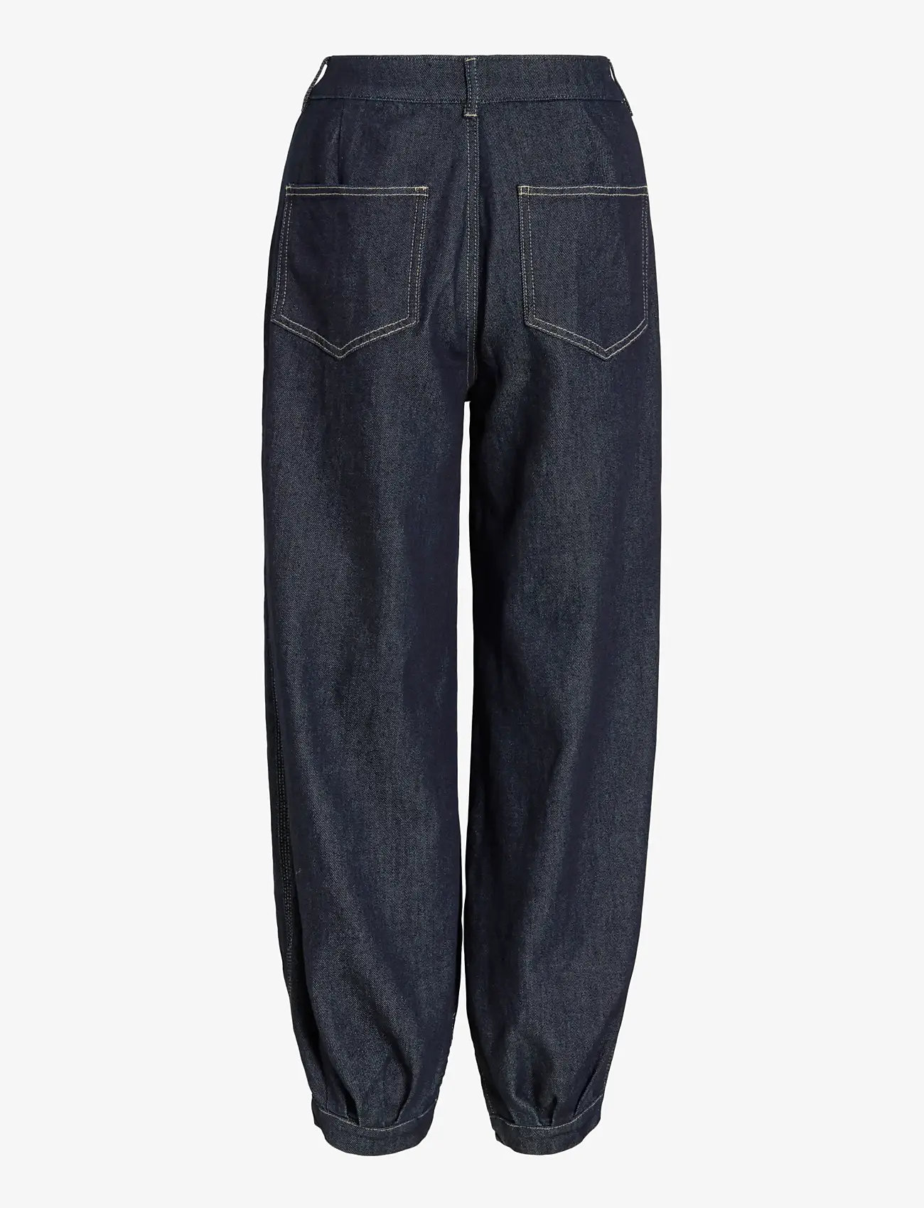 Vila - VICUBA DENIM BALLOON PANTS /LN - barrel jeans - dark blue denim - 2