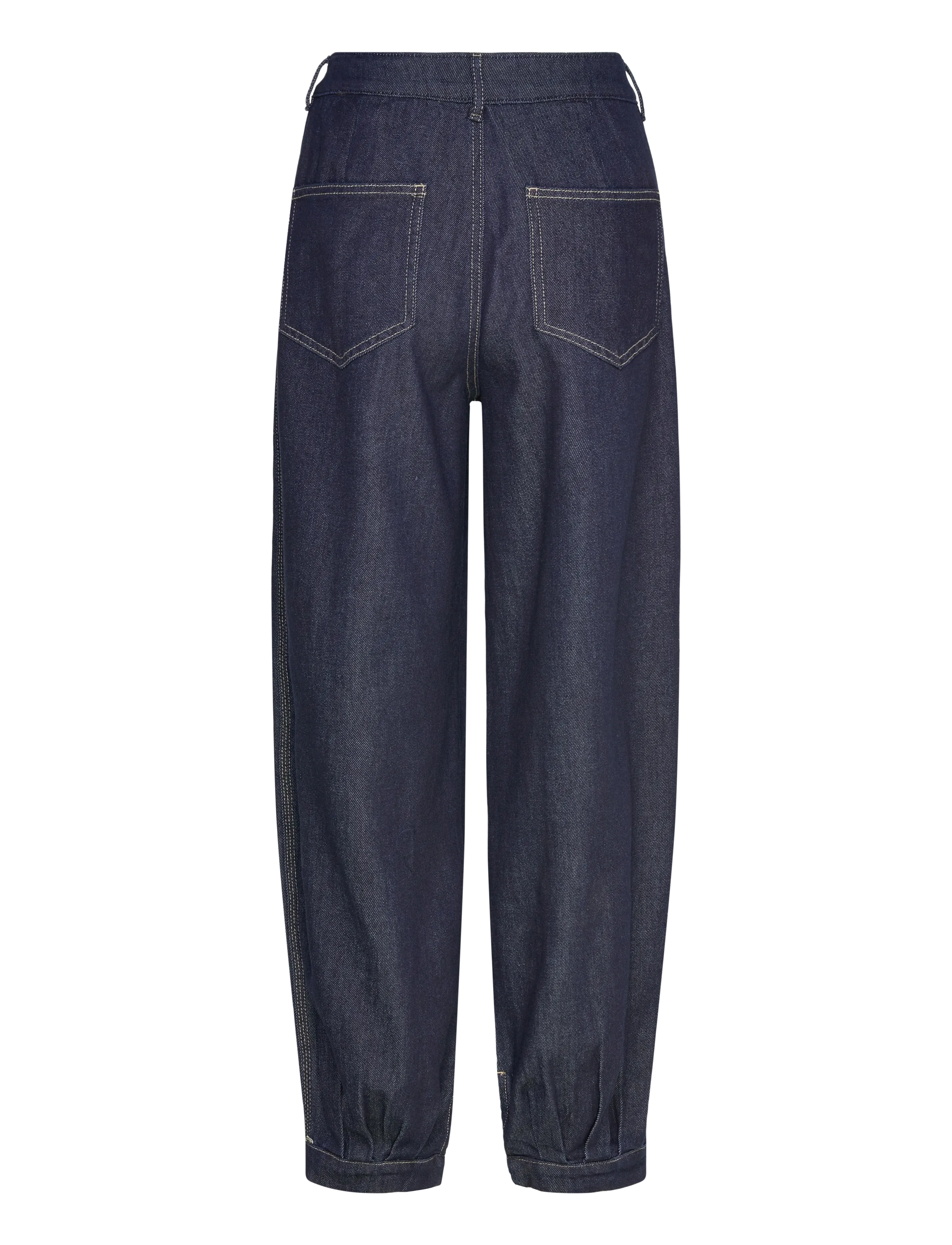 Vila - VICUBA DENIM BALLOON PANTS /LN - jeans - dark blue denim - 2