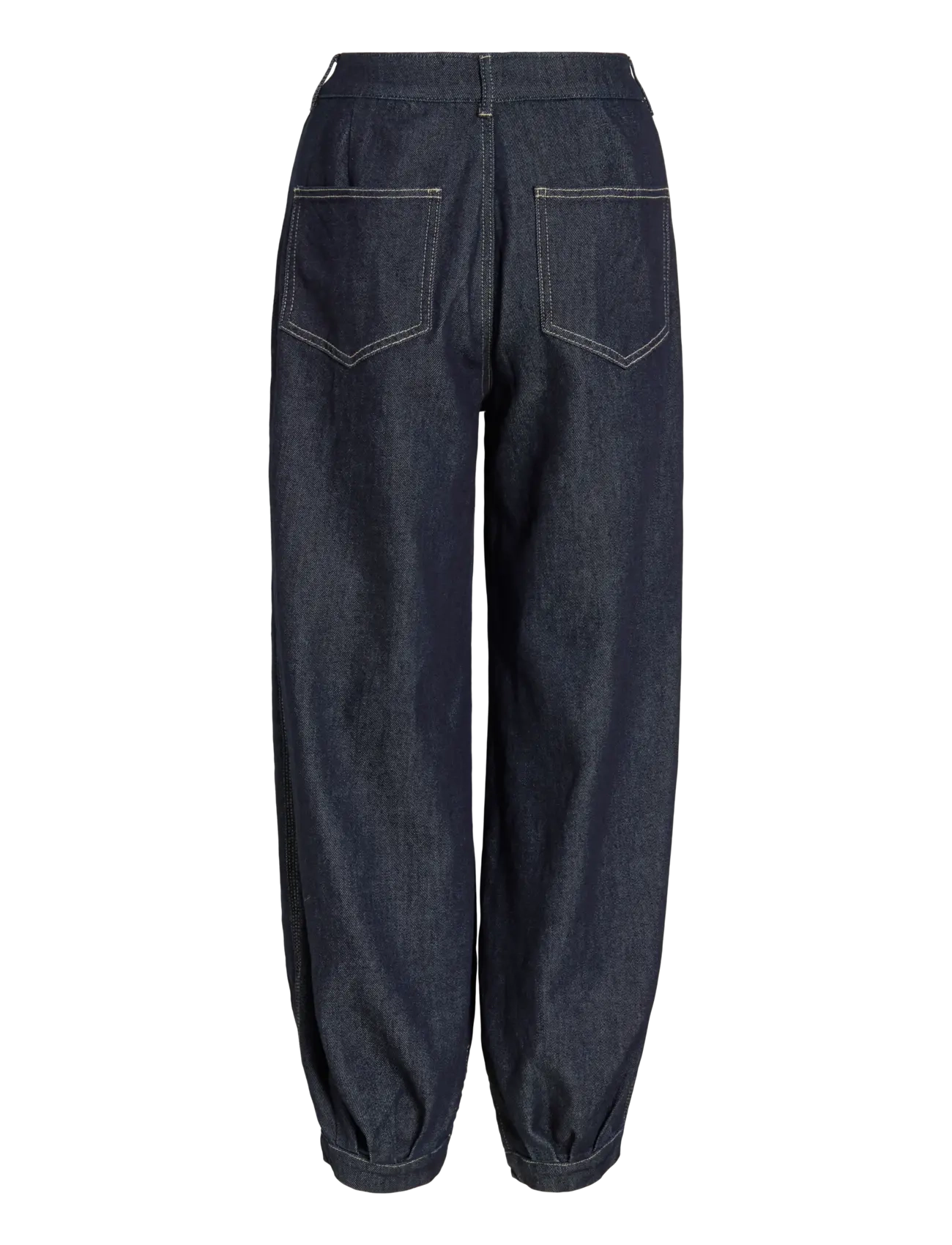 Vila - VICUBA DENIM BALLOON PANTS /LN - barrel jeans - dark blue denim - 2