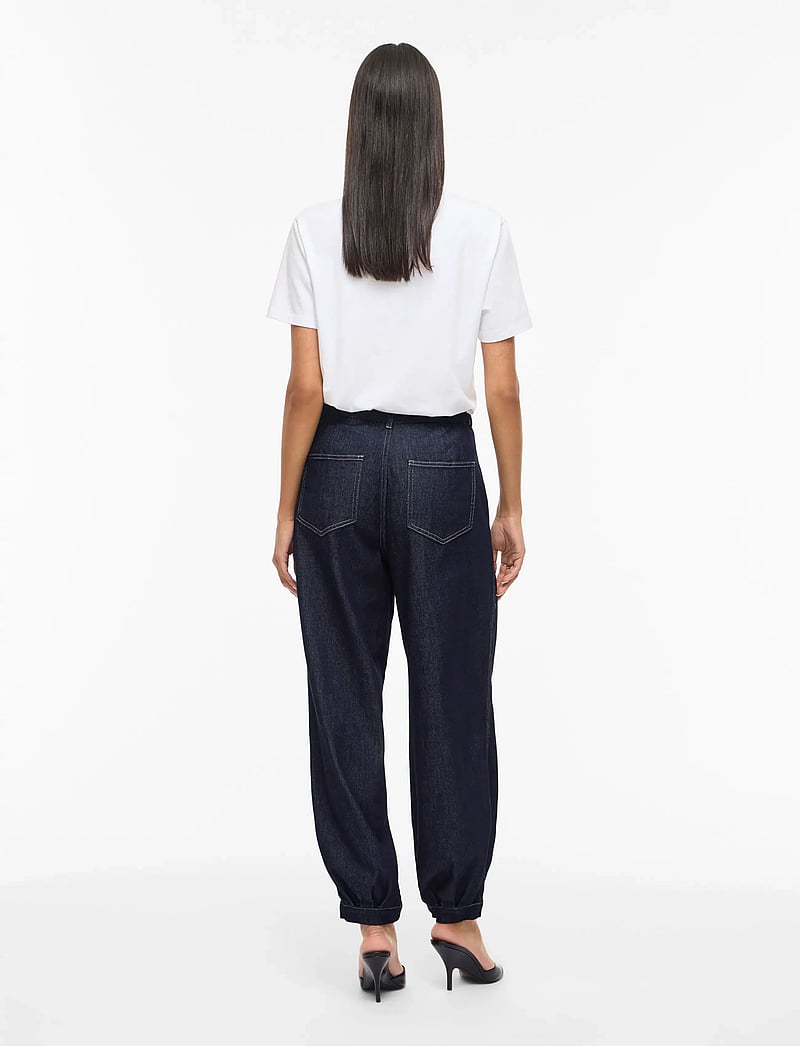 Vila - VICUBA DENIM BALLOON PANTS /LN - barrel jeans - dark blue denim - 3