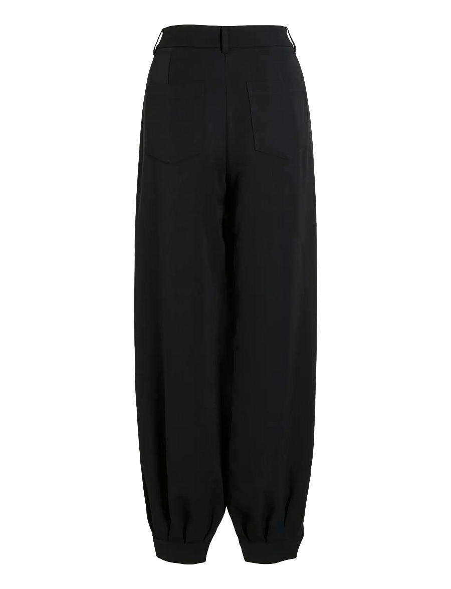 Vila - VINUNA BALLOON PANTS /LN - „barrel“ silueto kelnės - black - 2