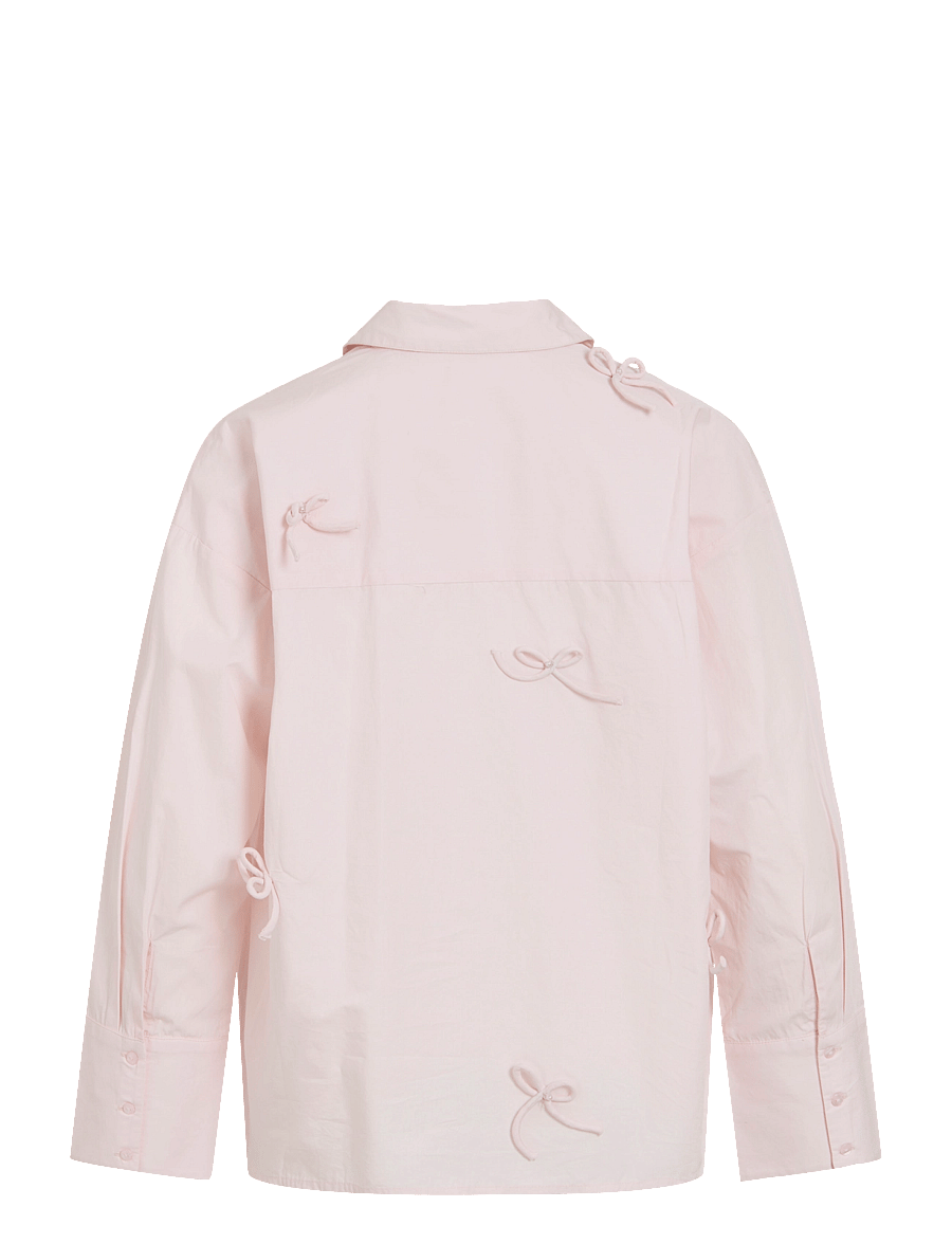 Vila - VIISOLDA OVERSIZE SHIRT BOW - ballet slipper - 1