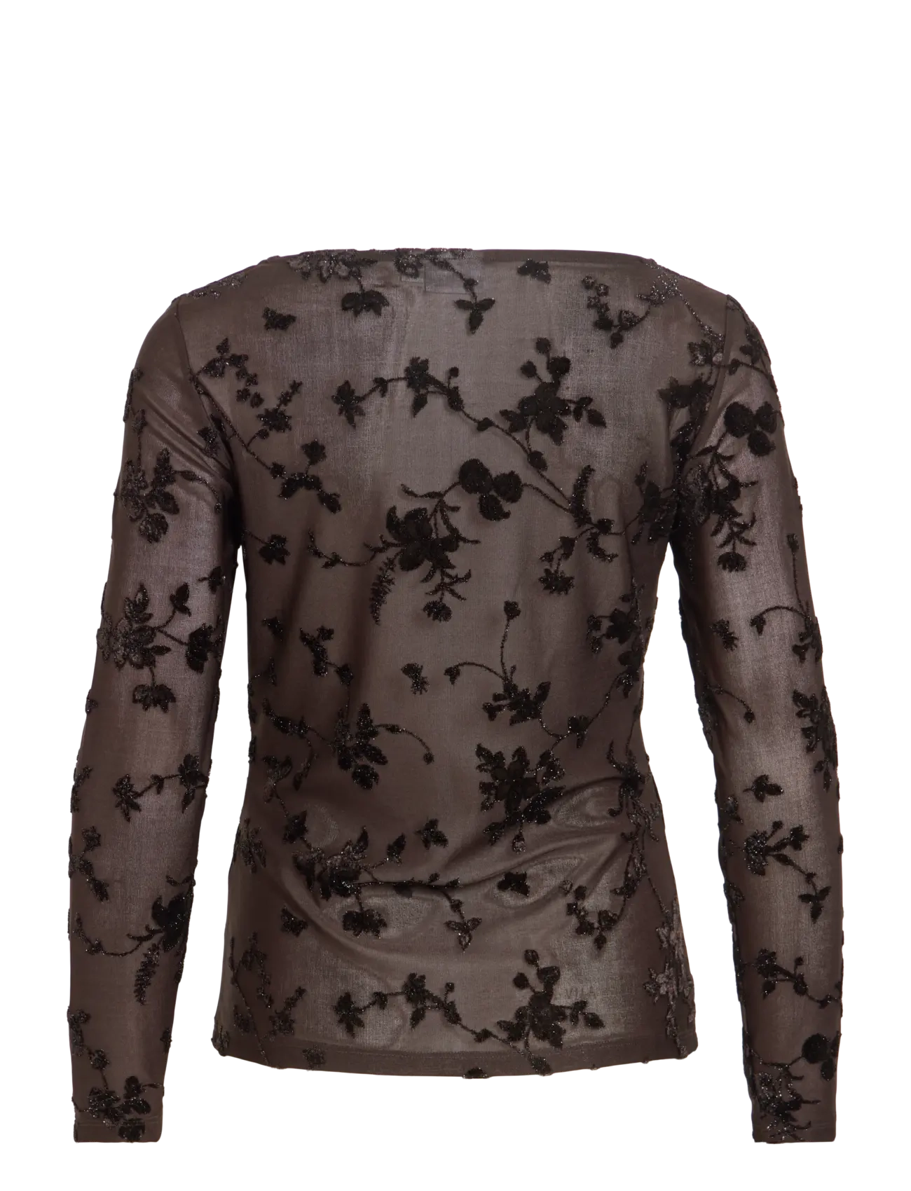 Vila - VIMIRANDA L/S TOP/DC - långärmade toppar - coffee bean - 2