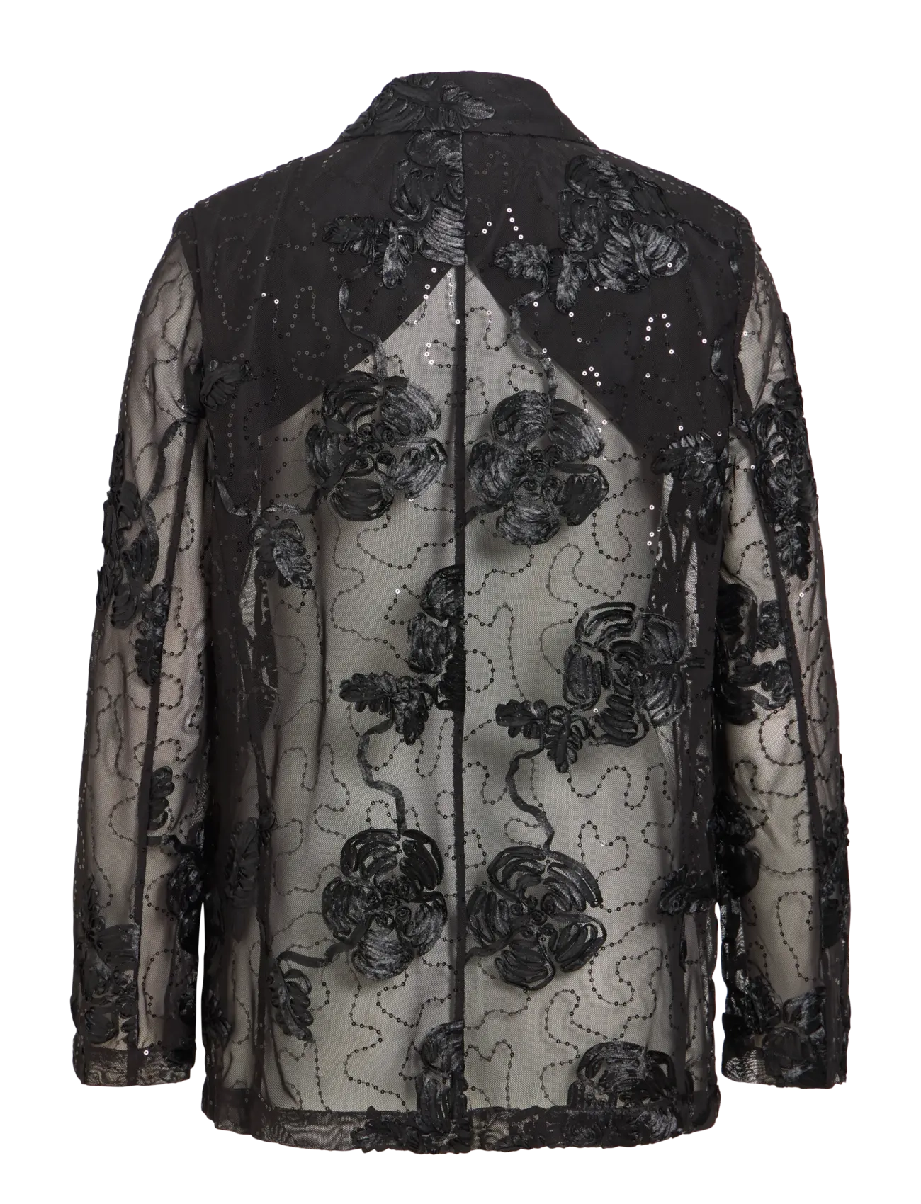 Vila - VIDITTE L/S BLAZER/DC/BFS - black beauty - 2