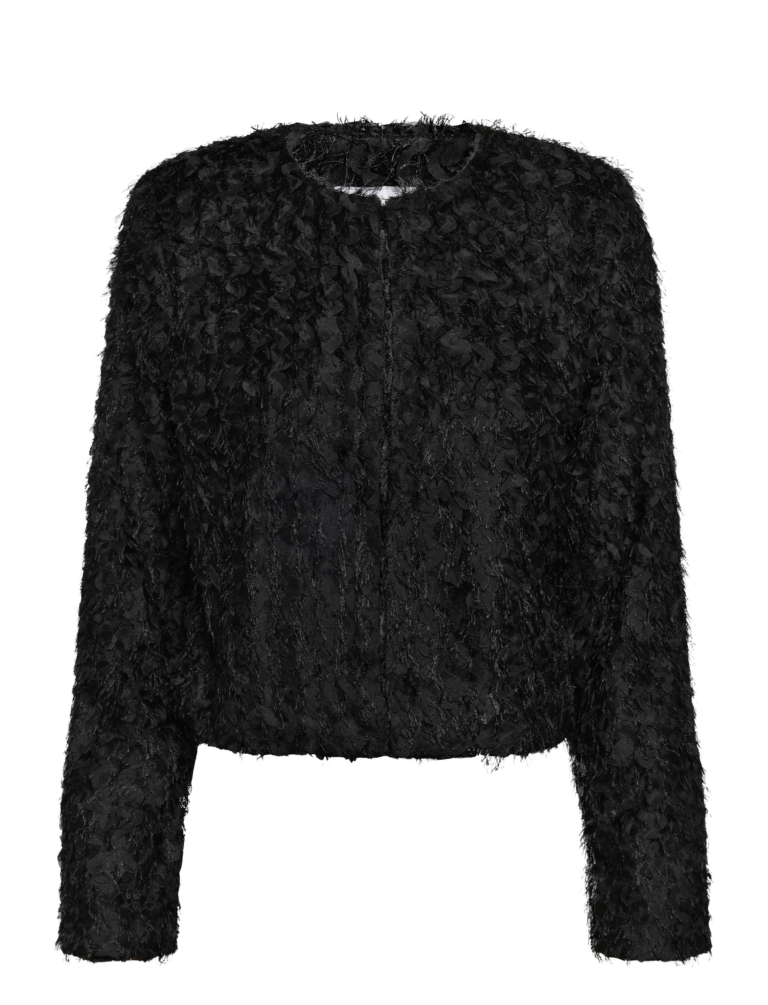 Vila VIROVITA L/S CARDIGAN/DC - Knitwear - BLACK BEAUTY / black
