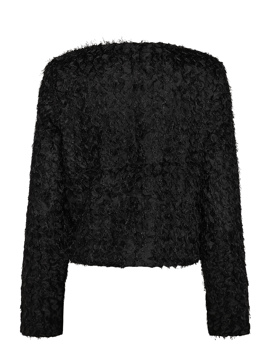 Vila - VIROVITA L/S CARDIGAN/DC - cardigans - black beauty - 1