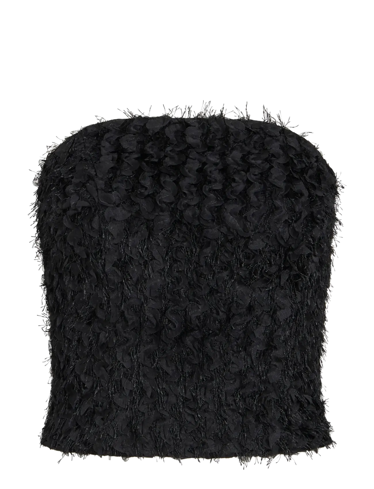 Vila VIROVITA S/L BANDEAU TOP/DC - Naiste pidulikud riided - BLACK BEAUTY / black