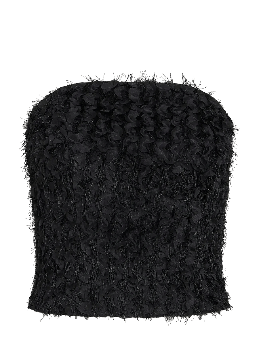 Vila - VIROVITA S/L BANDEAU TOP/DC - black beauty - 0