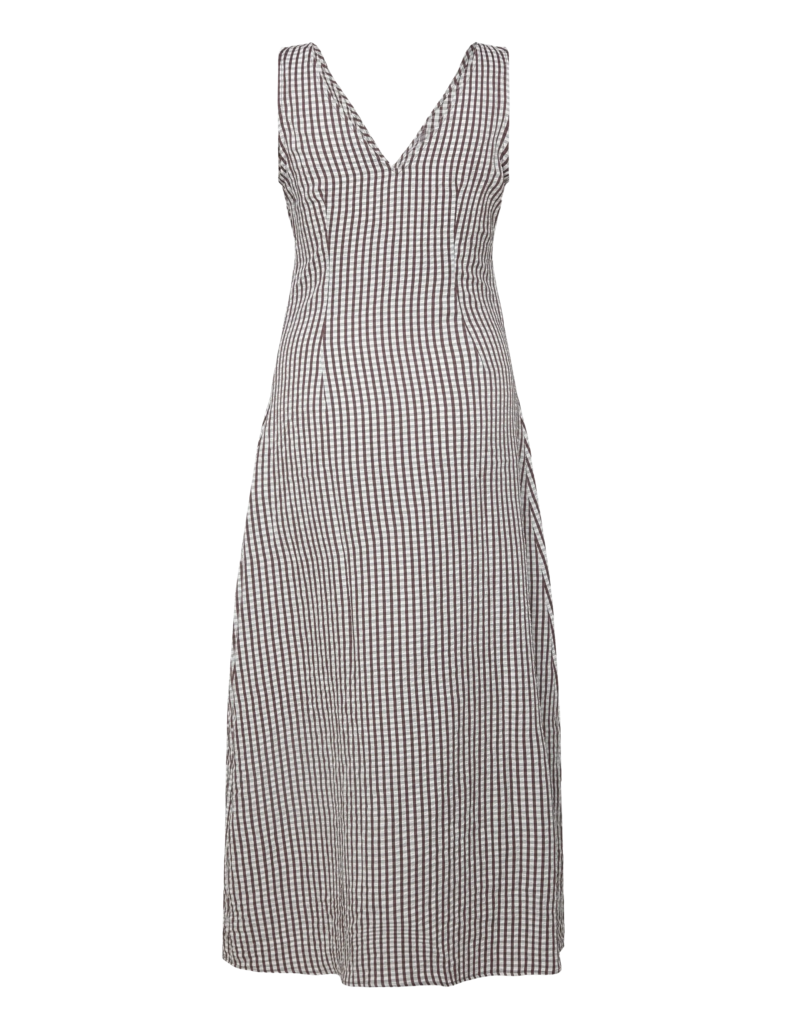 Vila - VITERNI S/L V-NECK ANKLE DRESS/KA - maksikleidid - slate black - 2