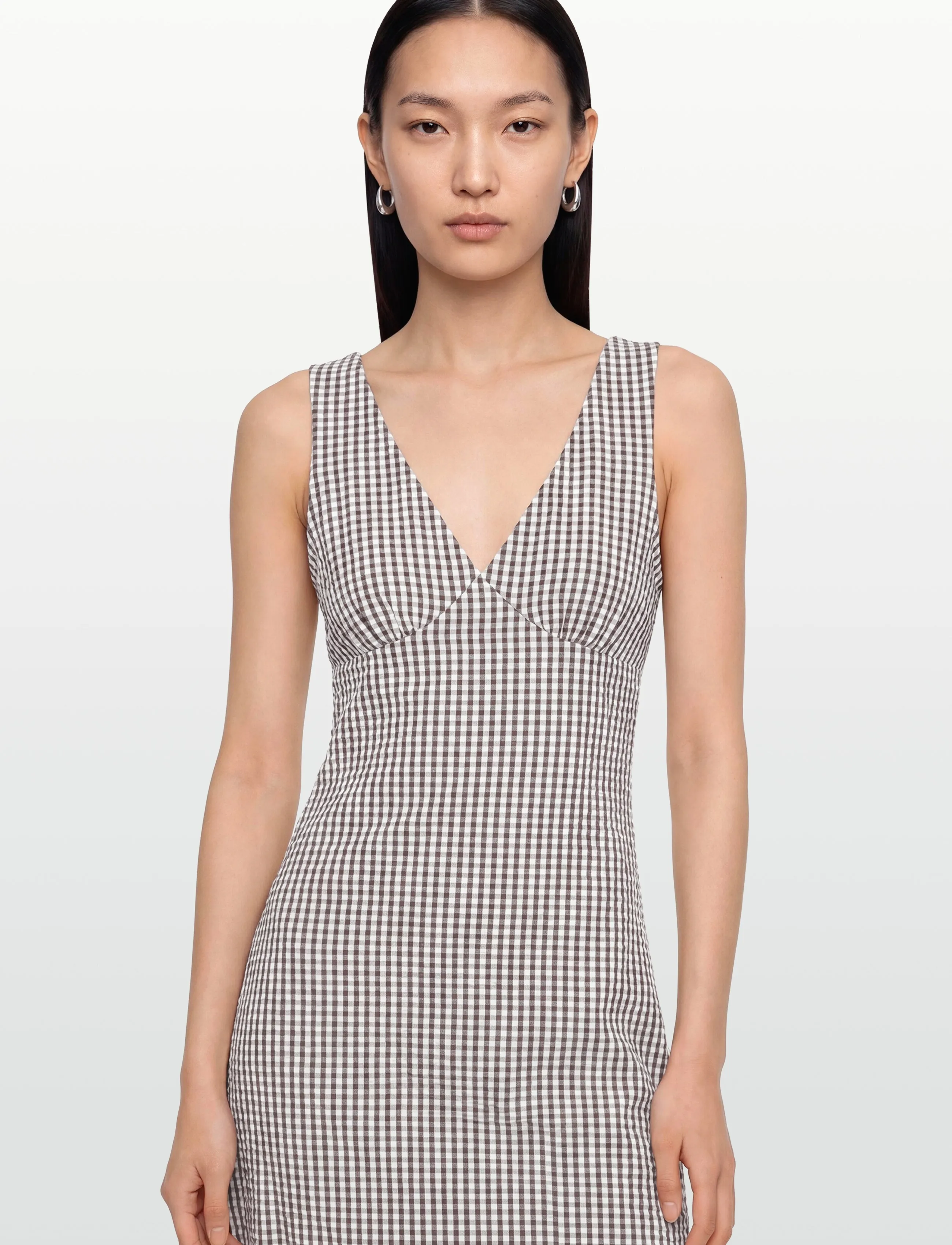 Vila - VITERNI S/L V-NECK ANKLE DRESS/KA - maksikleidid - slate black - 3