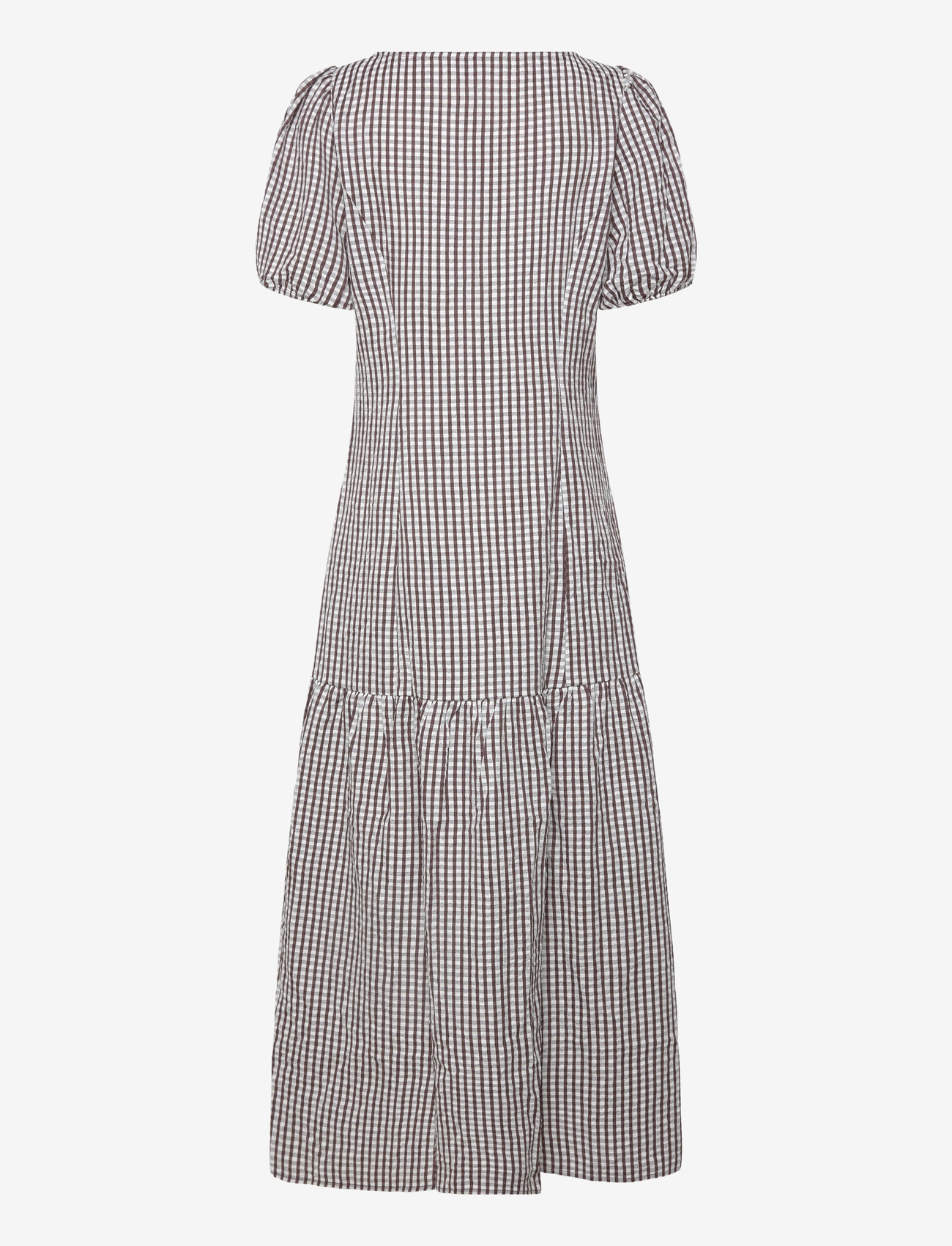 Vila - VITERNI S/S BOATNECK ANKLE DRESS/KA - maxikleider - slate black - 1