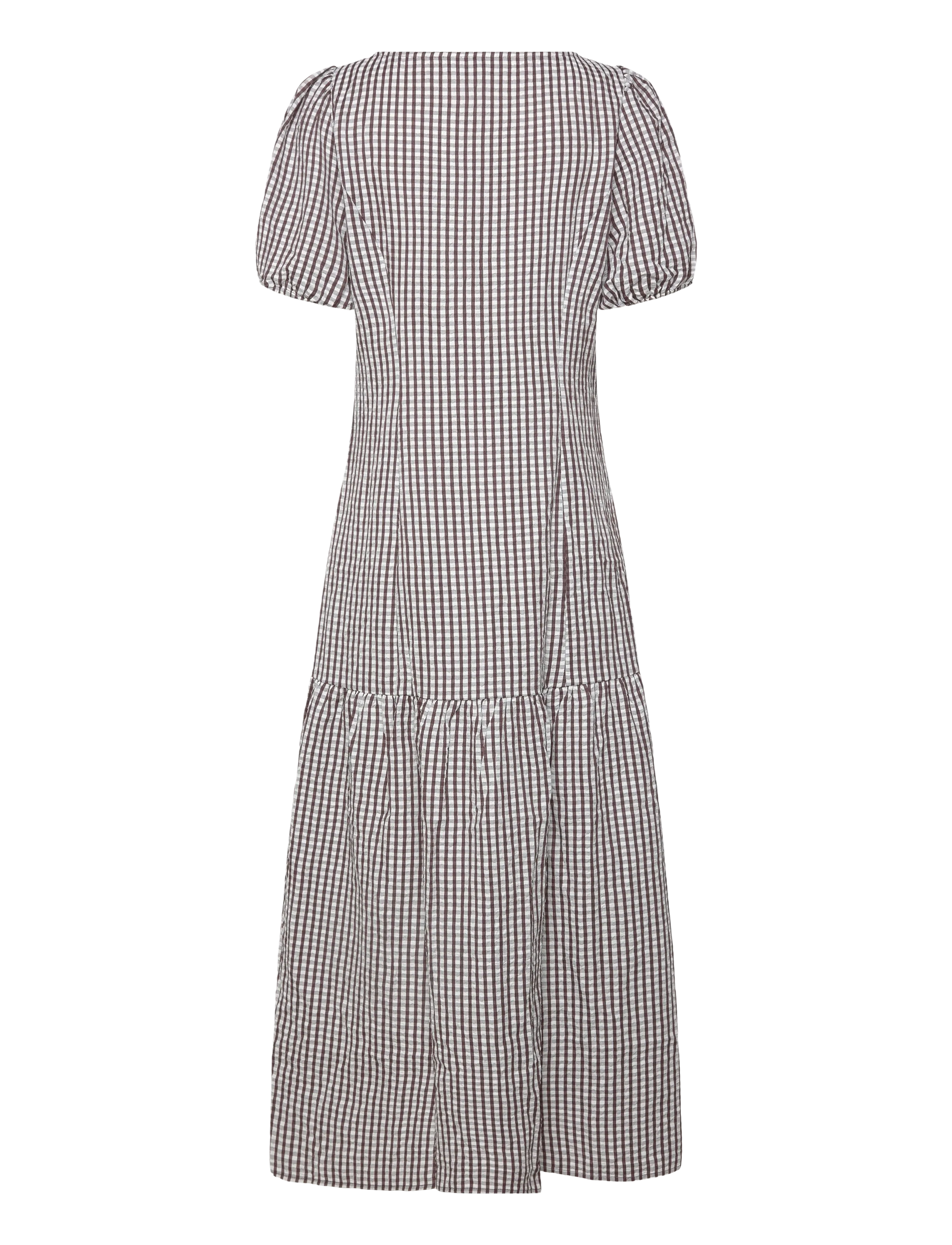 Vila - VITERNI S/S BOATNECK ANKLE DRESS/KA - maxi-jurken - slate black - 1