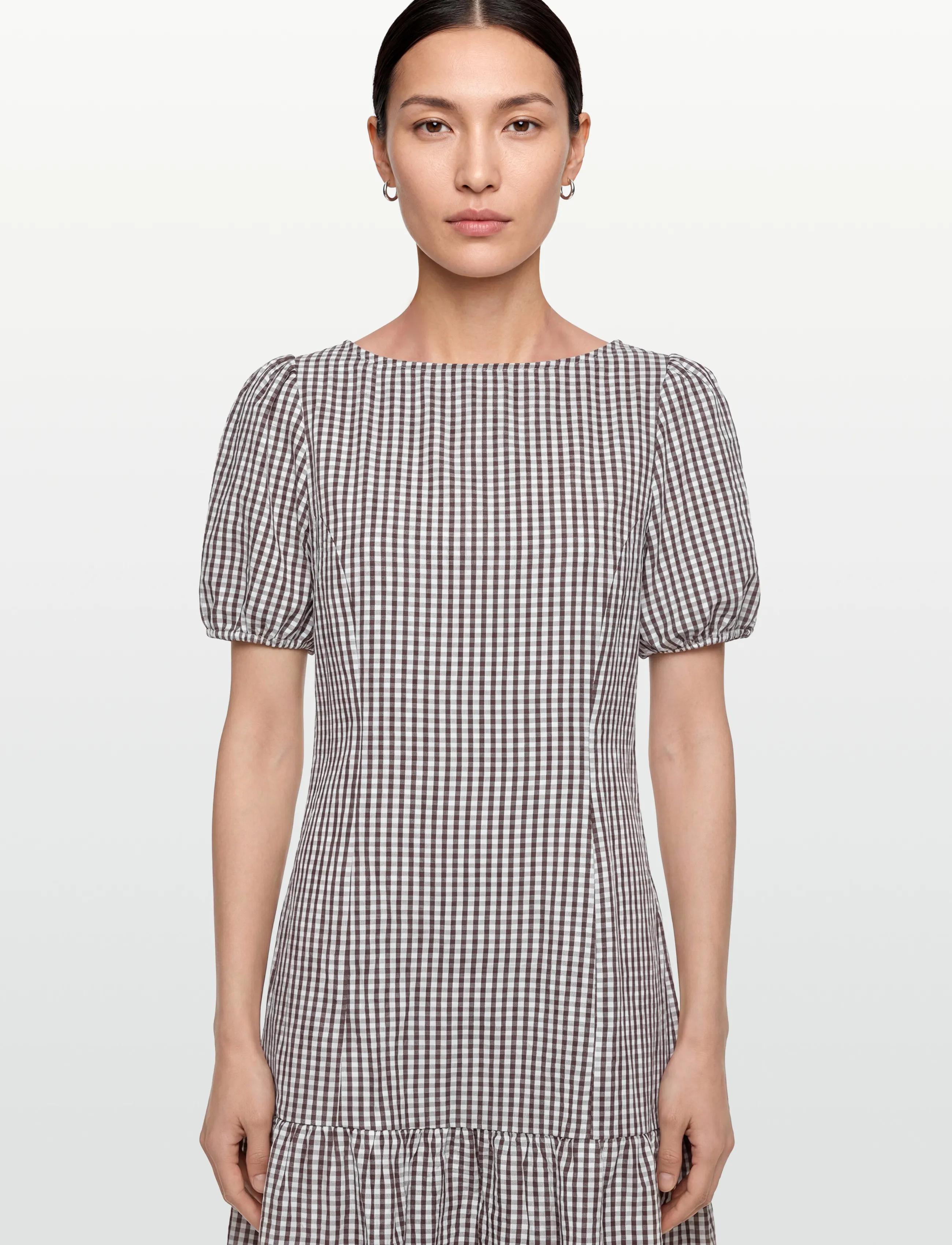 Vila - VITERNI S/S BOATNECK ANKLE DRESS/KA - maxi dresses - slate black - 3
