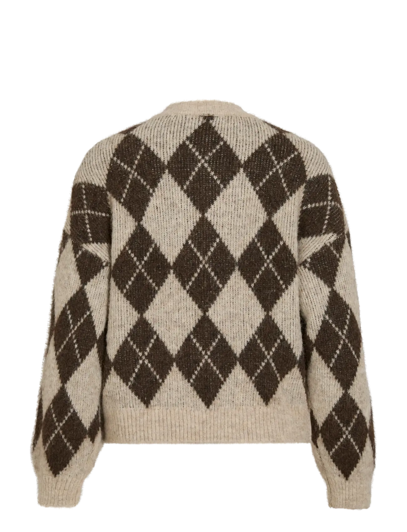 Vila - VIKARLEY L/S BUTTON DETAIL CARDIGAN - cardigans - natural melange - 2