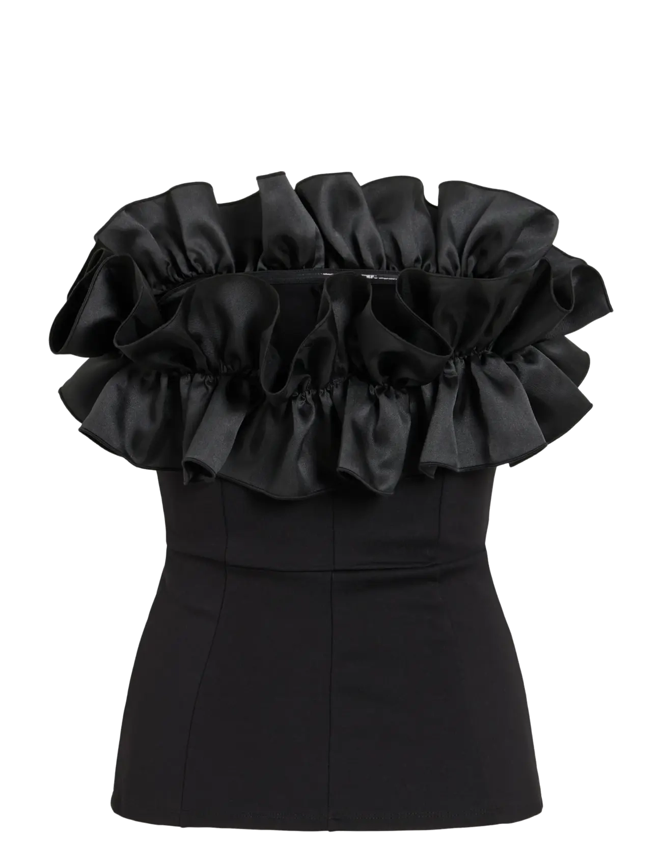 Vila - VILISSE STRAPLESS TOP/DC - varrukateta topid - black beauty - 1
