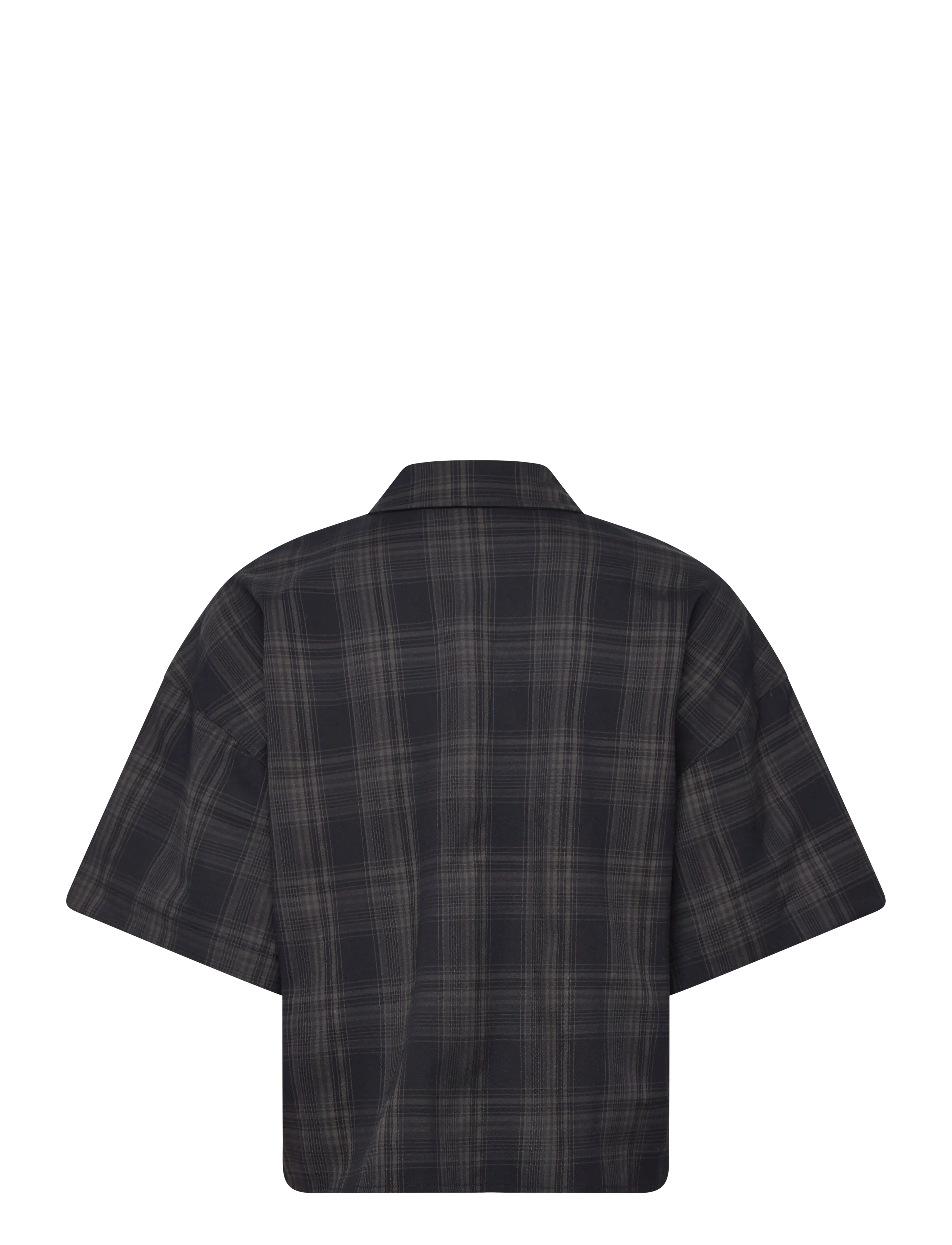 Vila - VISINA 2/4 CHECK SHIRT - short-sleeved shirts - navy blazer - 2