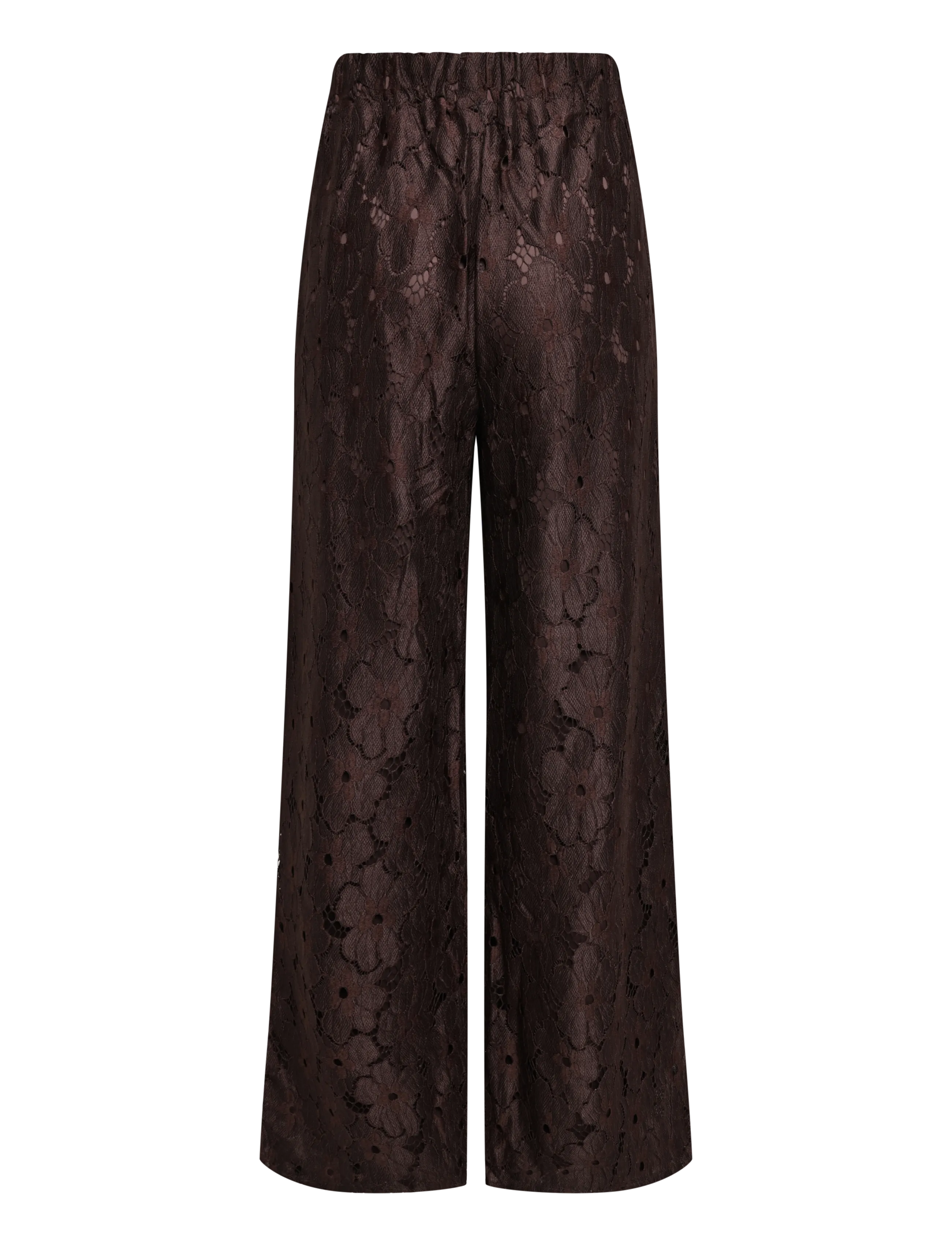 Vila - VITONATO HW WIDE PANTS/RC - laia säärega püksid - coffee bean - 1