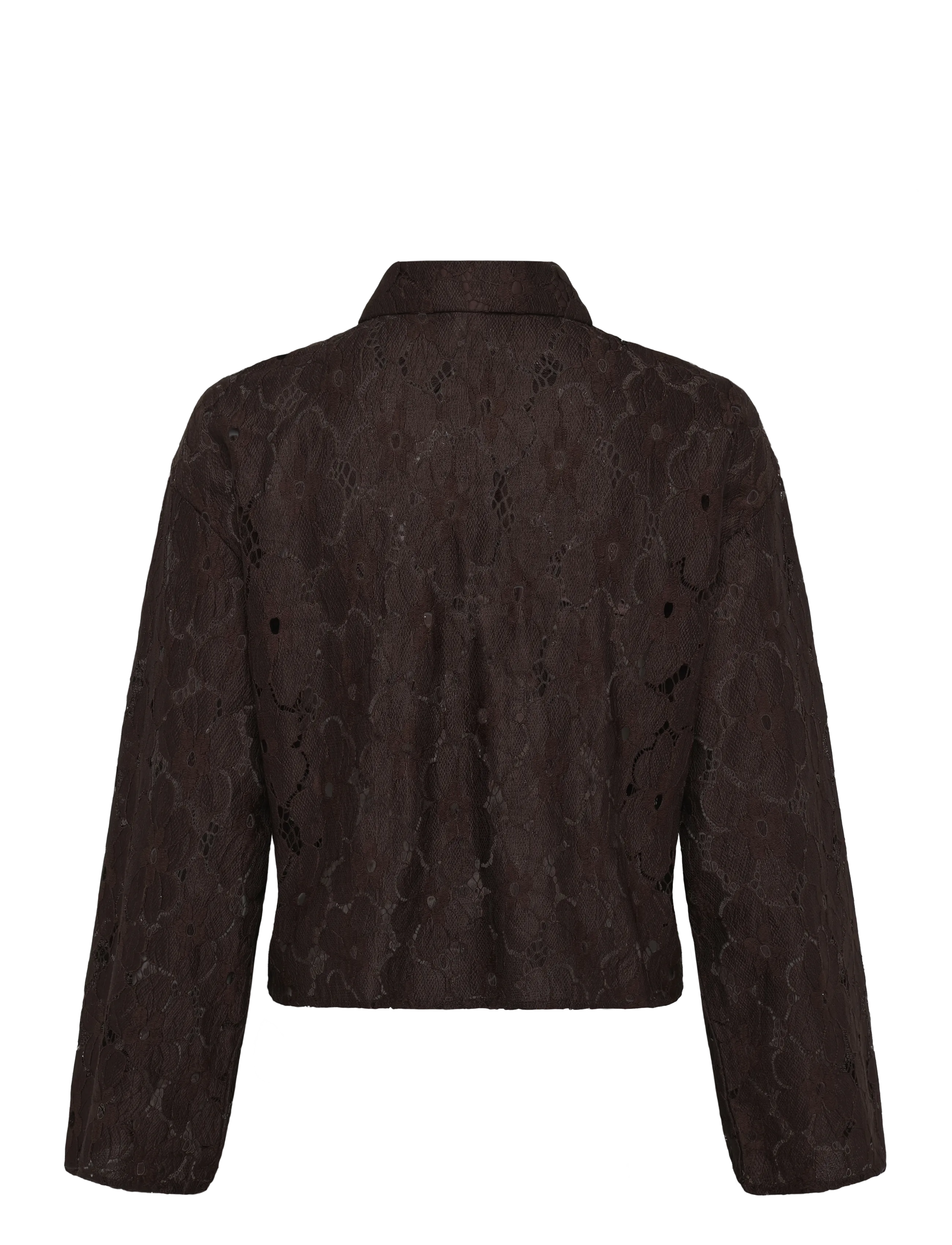 Vila - VITONATO O-NECK L/S SHIRT/RC - long-sleeved shirts - coffee bean - 1
