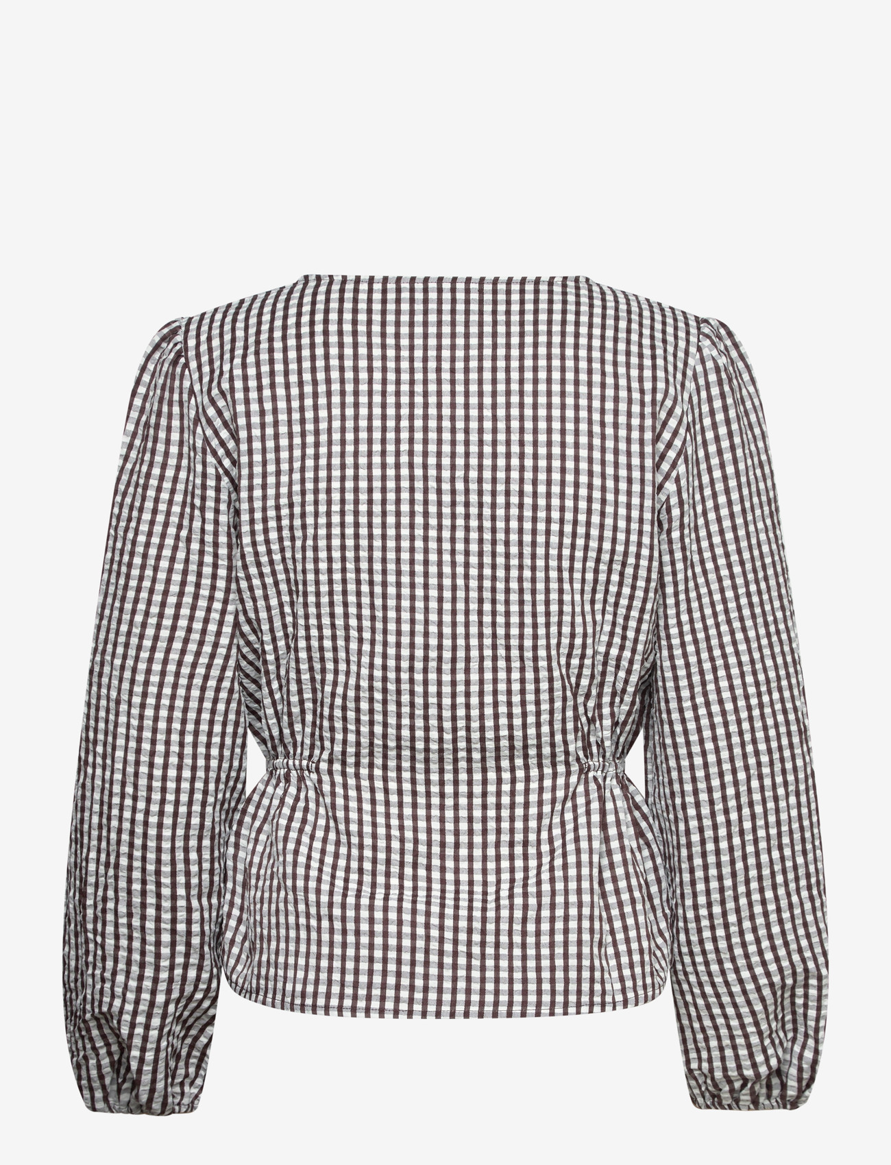 Vila - VITERNI V-NECK L/S TOP/KA - langærmede bluser - slate black - 1