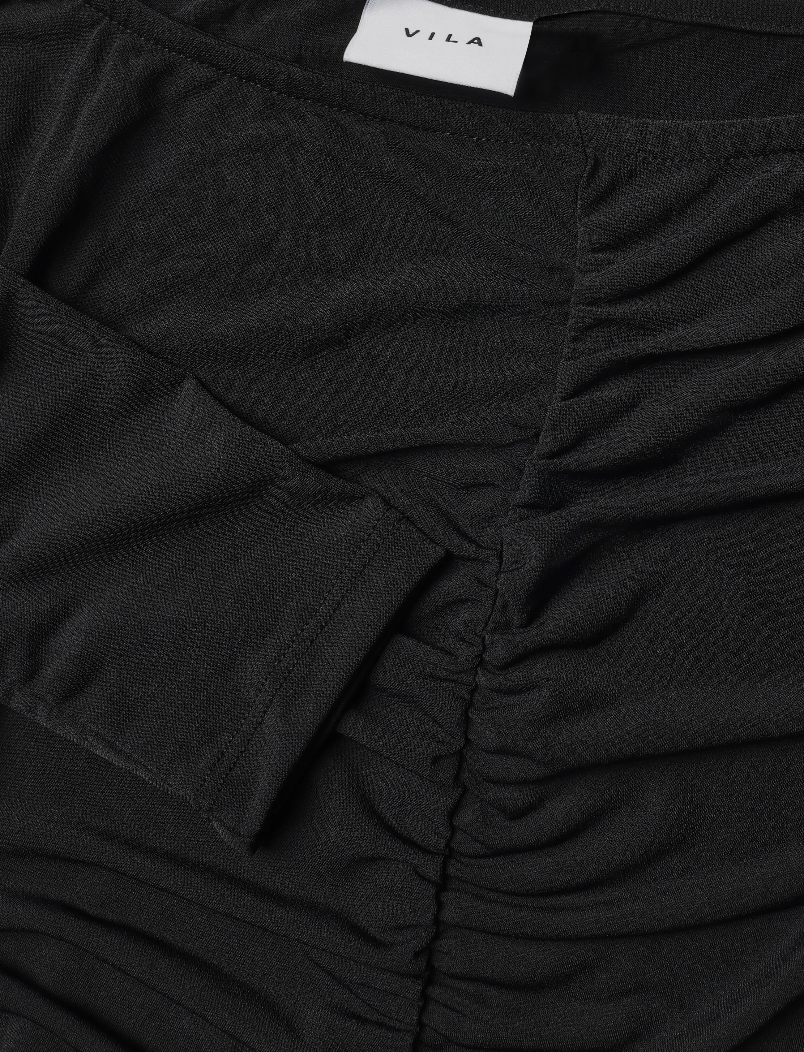 Vila - VILYSERA BOATNECK L/S TOP/SPI - langærmede bluser - black beauty - 2