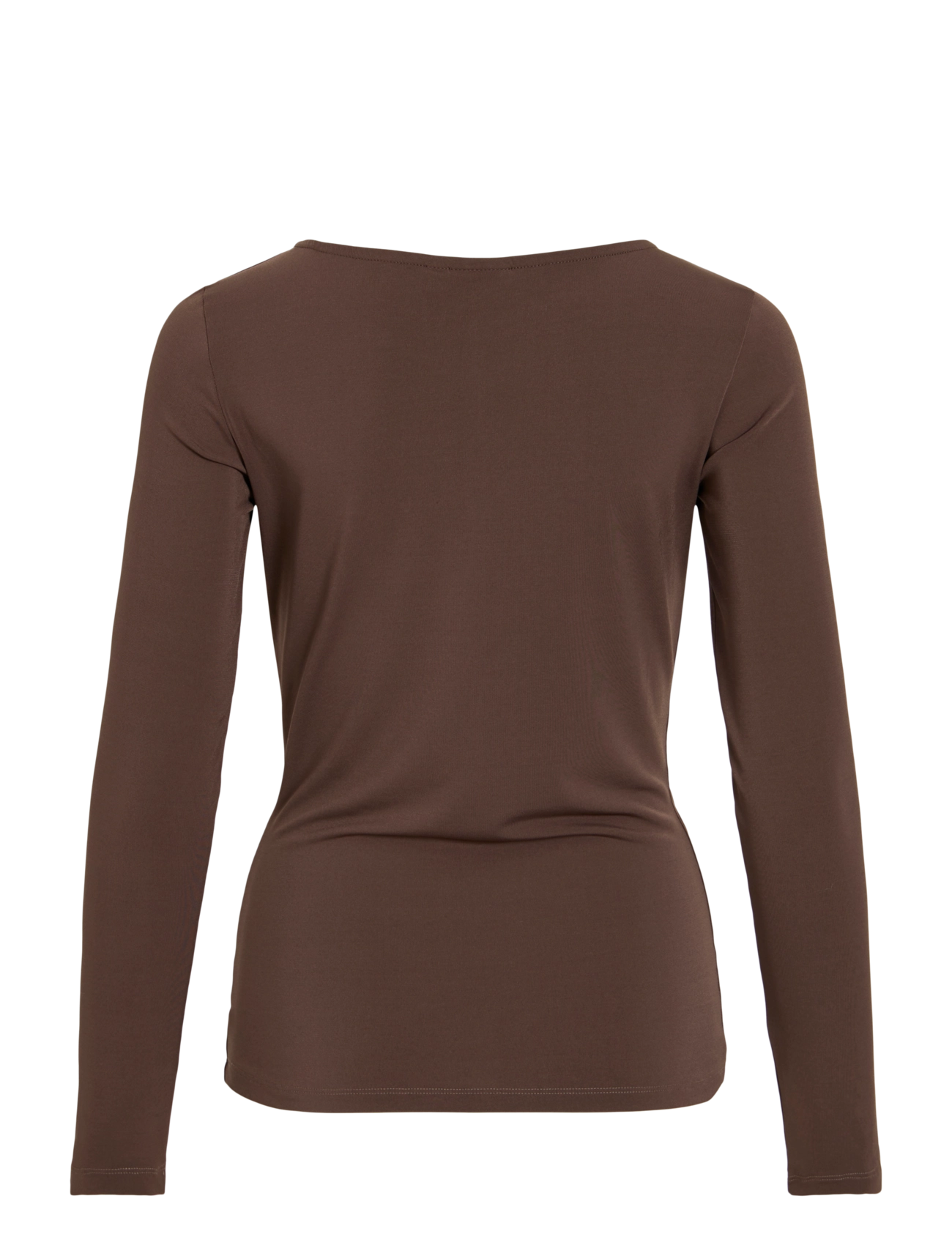 Vila - VILYSERA BOATNECK L/S TOP/SPI - raisin - 1