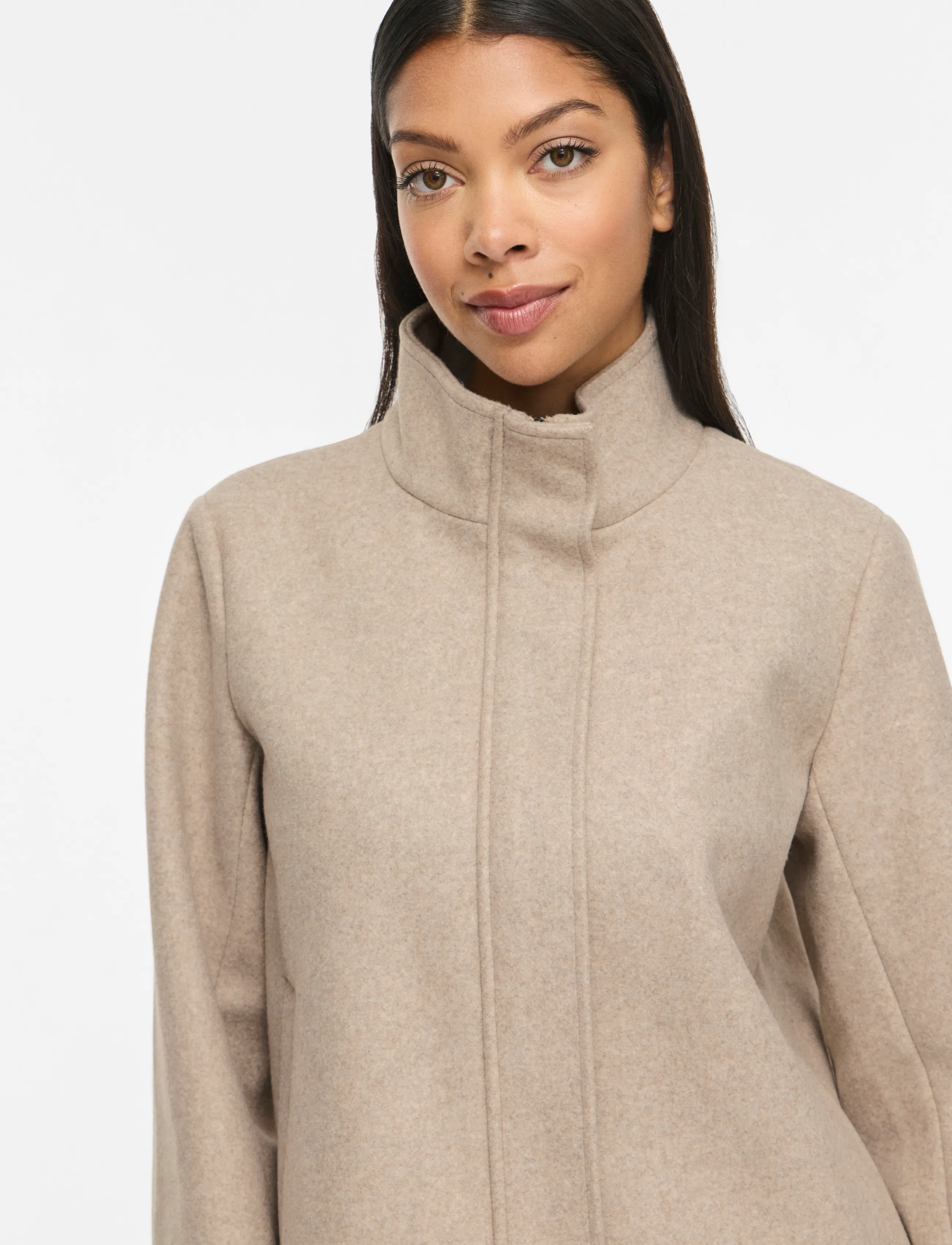 Viclaudia L/S High Neck Short Jkt- Noos 6