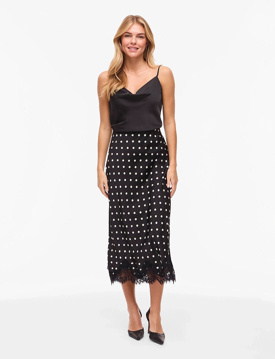 Vila - VIDOTA ANKLE SKIRT - black - 4